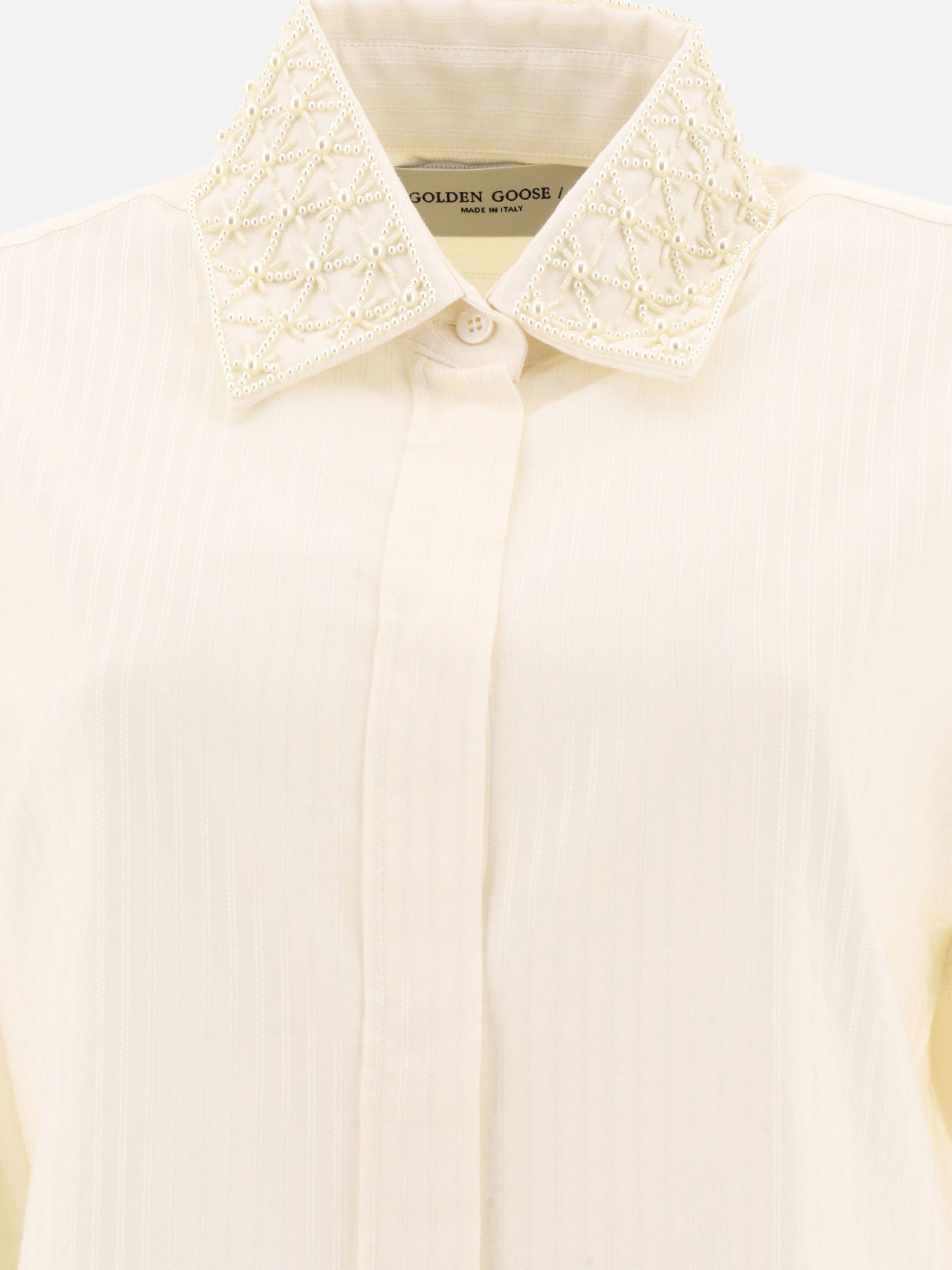Formal shirts 50% viscose 50% silk White - Golden Goose Women | PDP | VIETTI Online Store | Mobile_slide_3