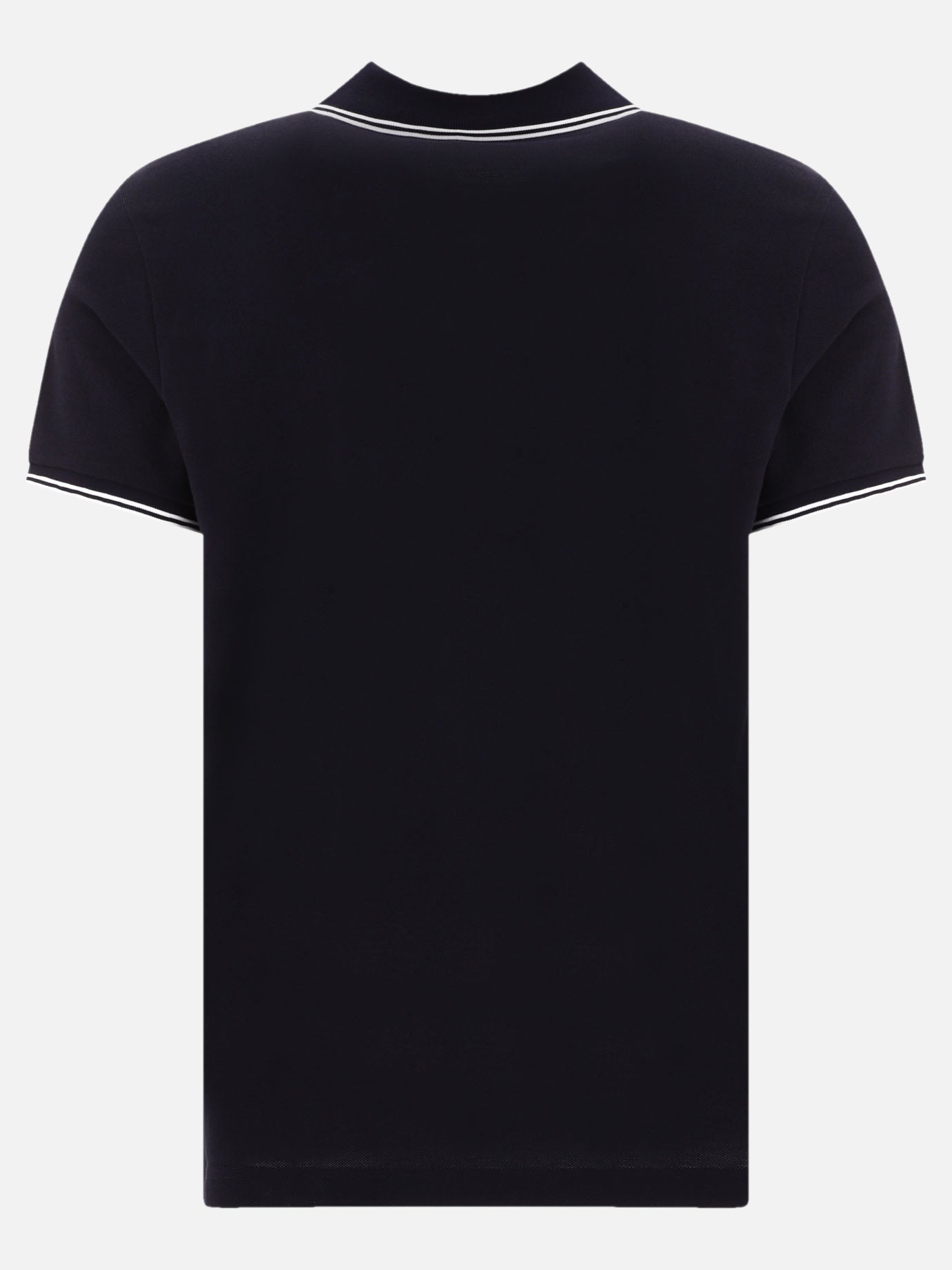 Moncler Polo shirt with logo patch 19112780_S Blue 2