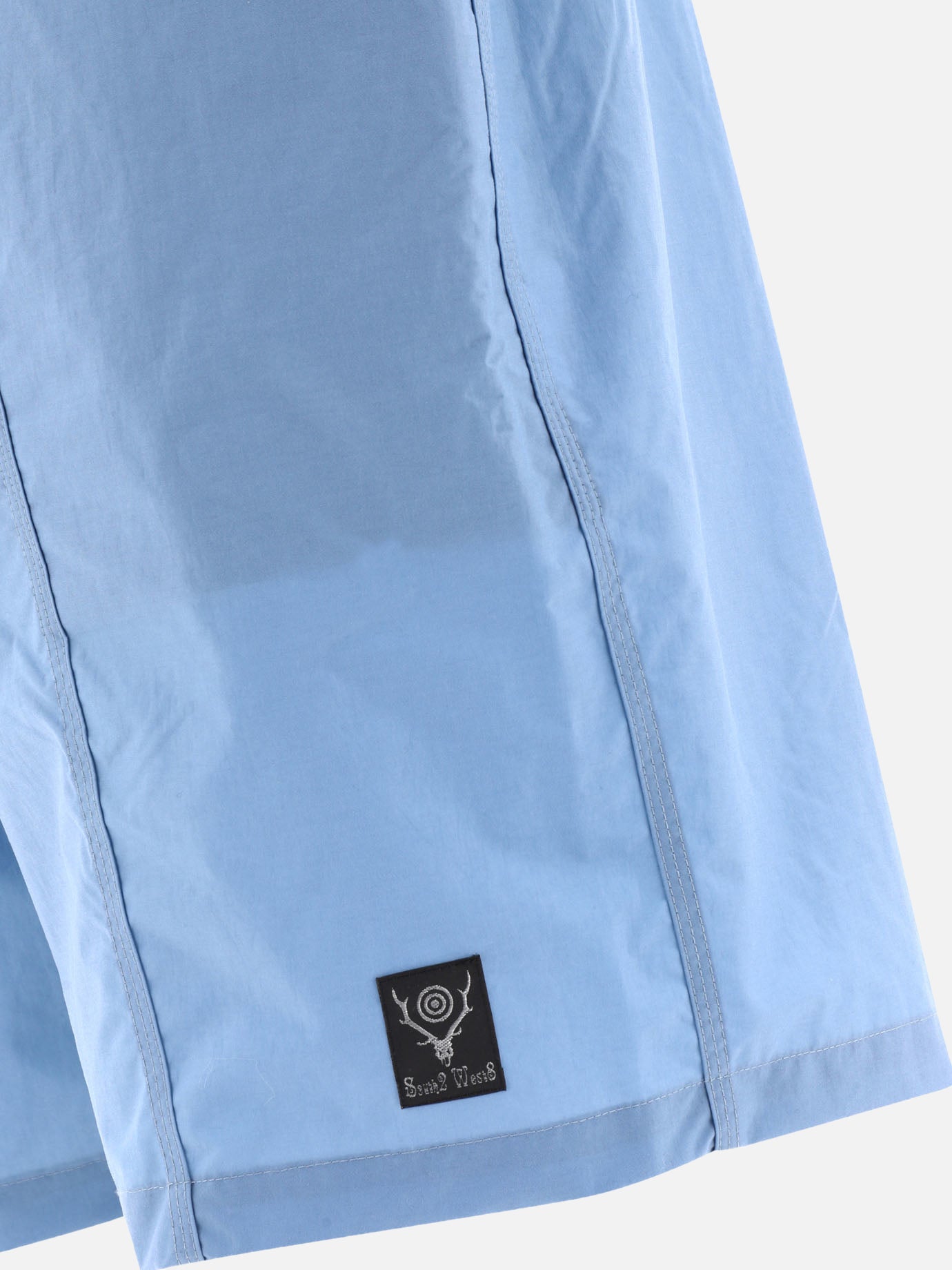South2 West8 "Belted C.S." shorts 18189013_M Light blue 4
