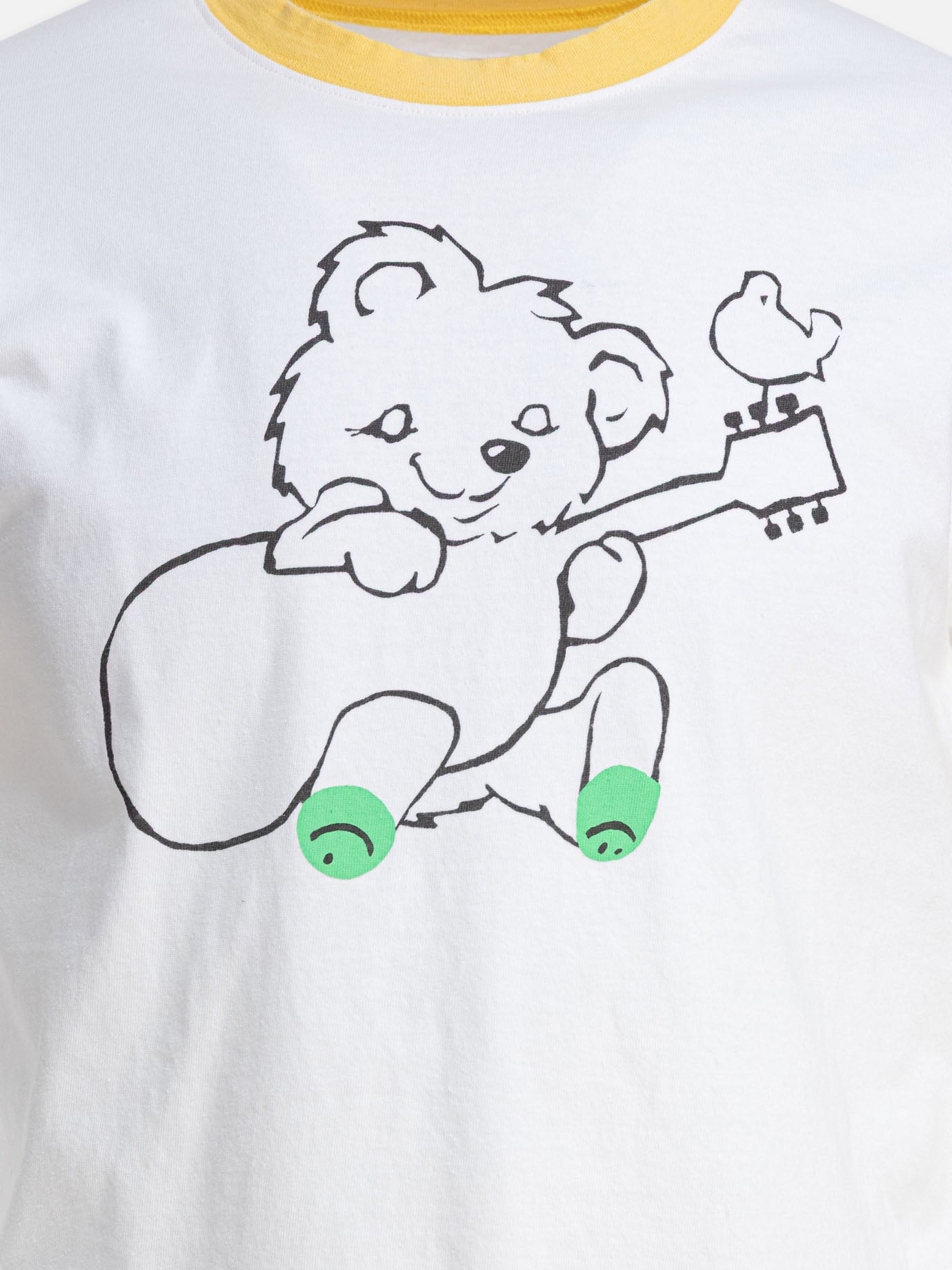 KAPITAL "Little Bear & Harmony" T-shirt 15910183_1 Yellow 3