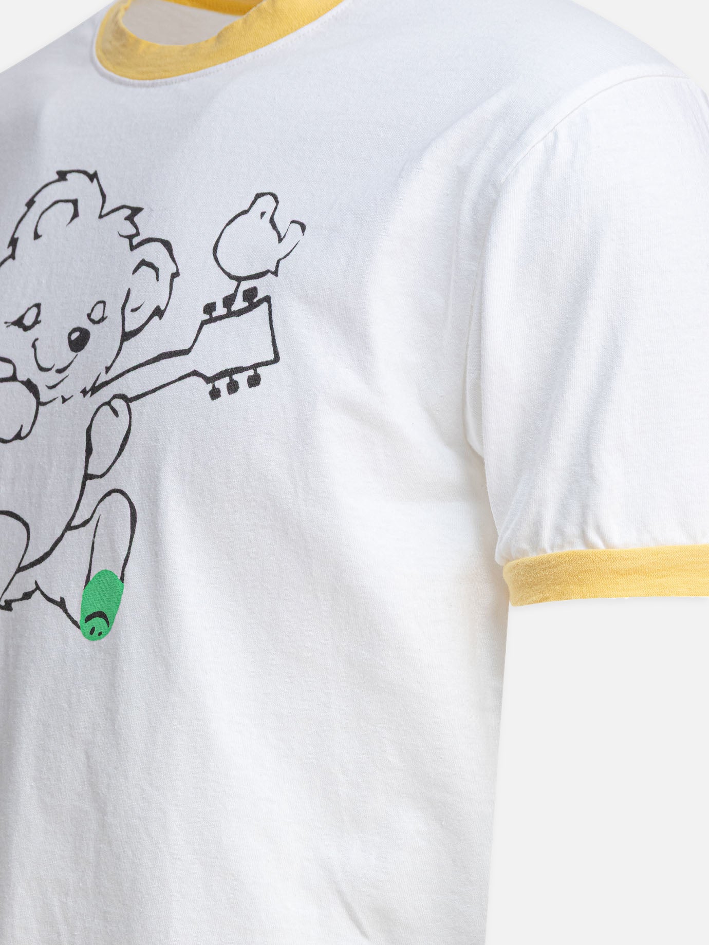 KAPITAL "Little Bear & Harmony" T-shirt 15910183_1 Yellow 4