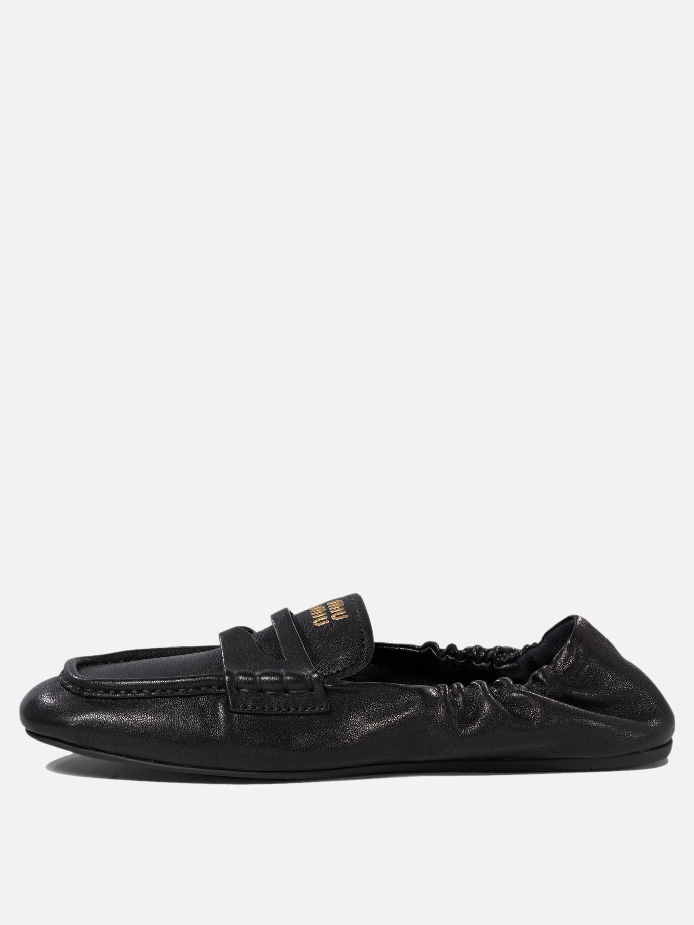 Miu Miu "Ruches" loafers 12466962_36 Black 3