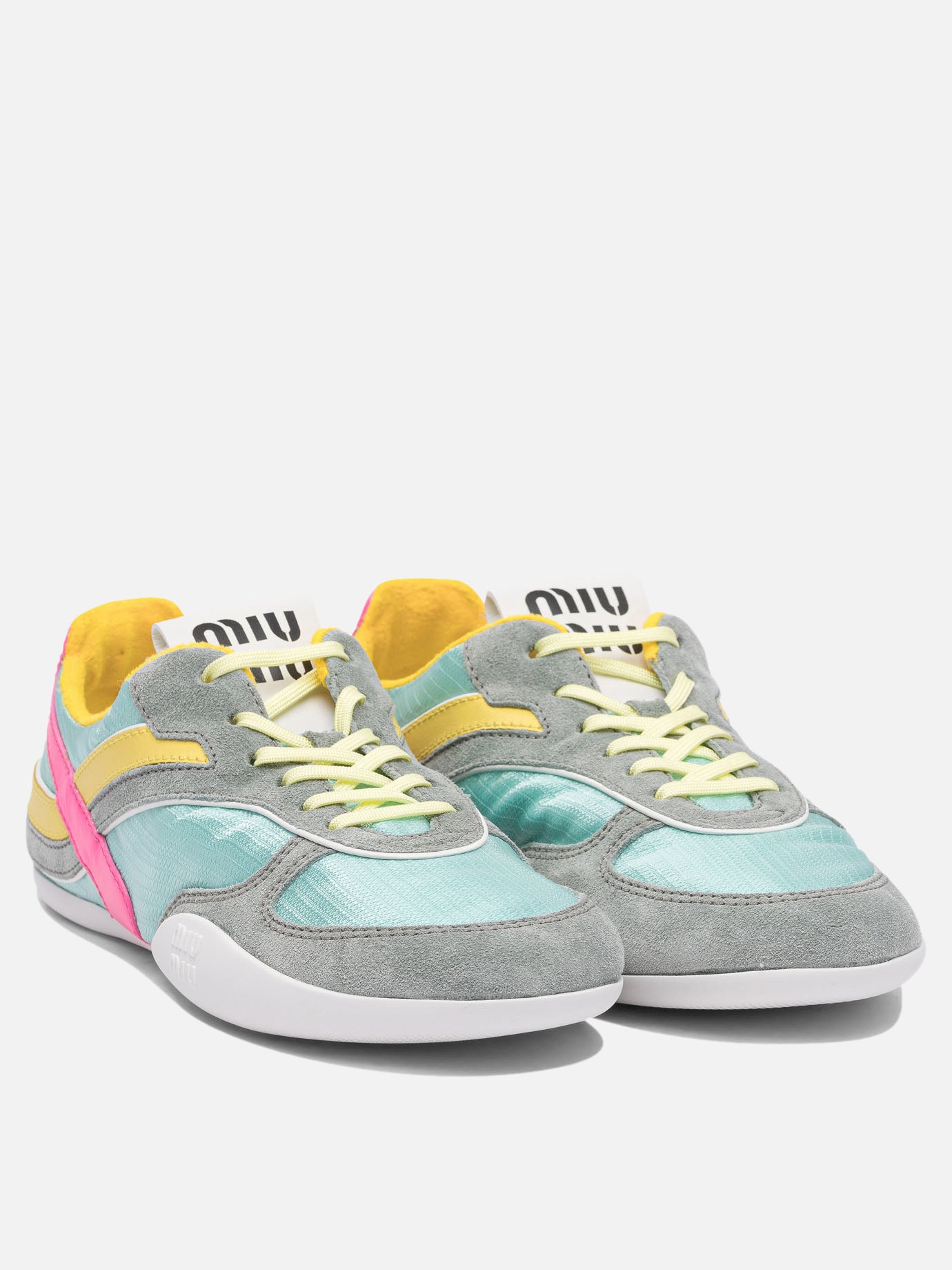 Miu Miu "Gymnasium" sneakers 19005248_36 Light blue 2