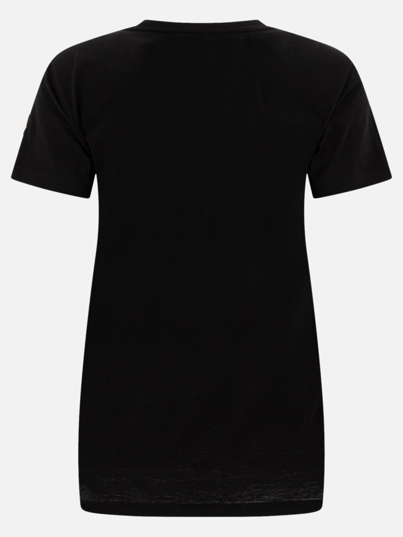 Moncler T-shirt with logo patch 13641448_XS Black 2