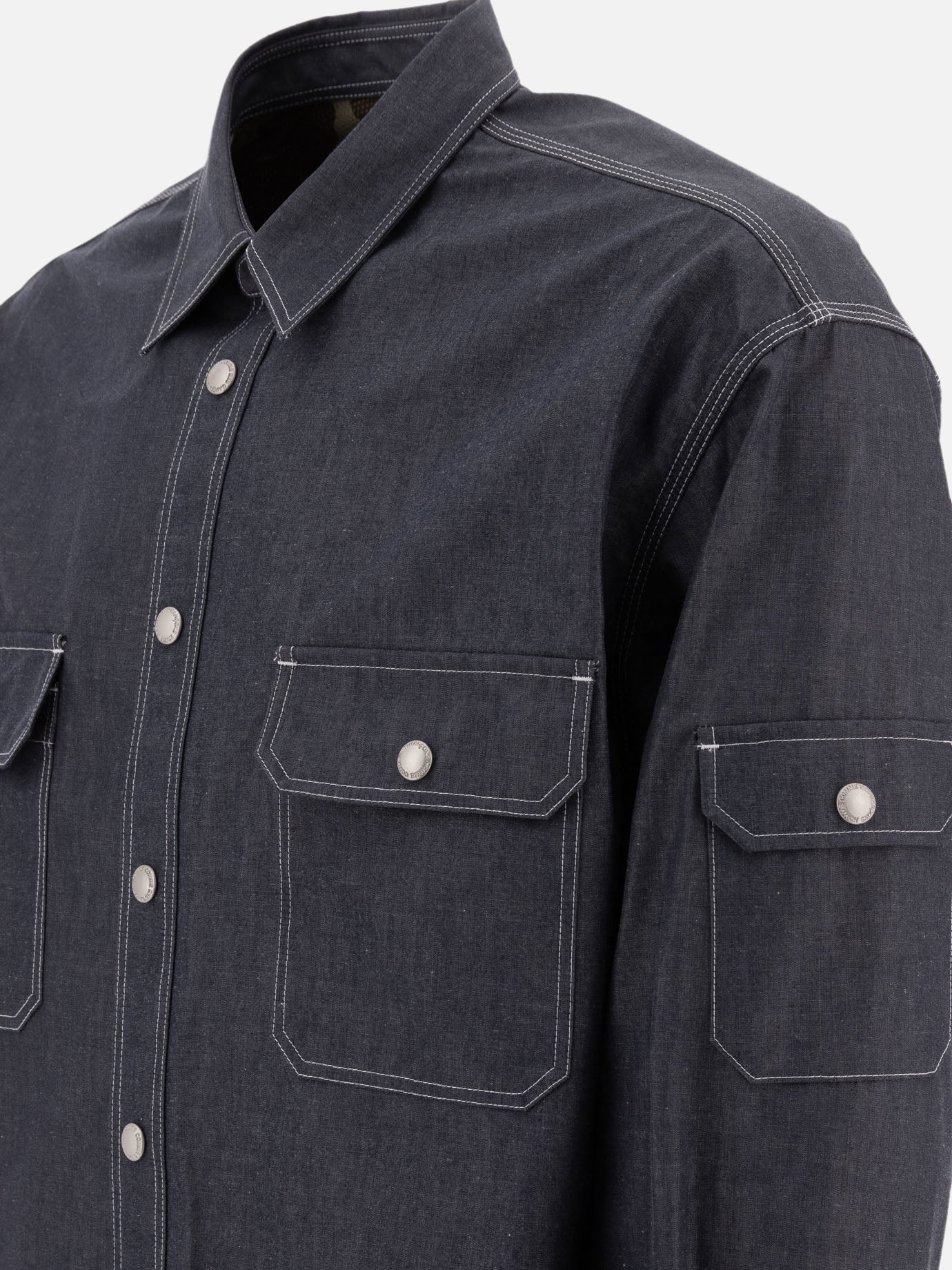 Comme Des Garçons Homme Denim overshirt 16085826_S Blue 4