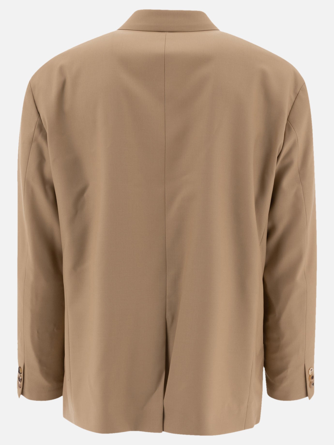 Comme Des Garçons Homme Single-breasted oversized blazer 14184543_S Beige 2
