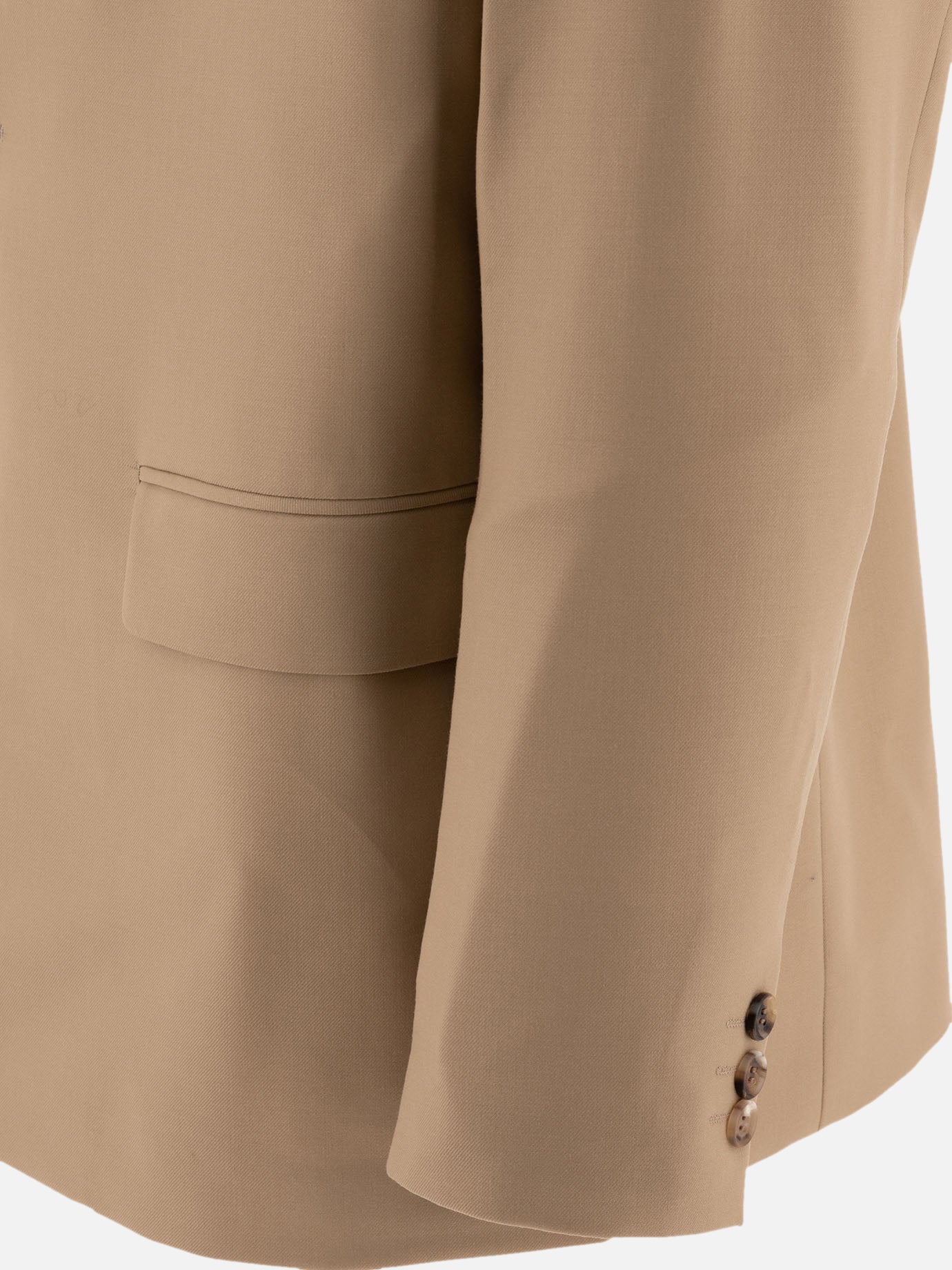 Comme Des Garçons Homme Single-breasted oversized blazer 14184543_S Beige 4