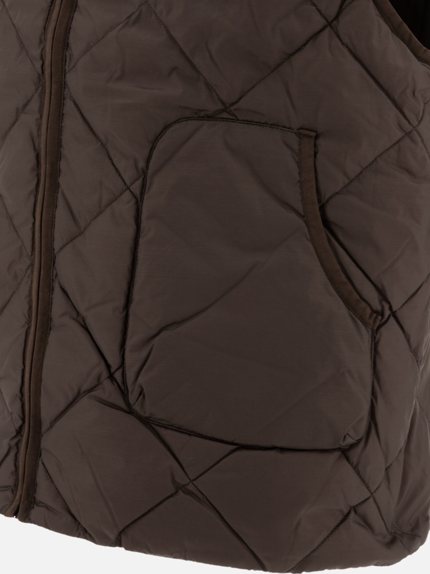 Hiking Patrol Light down vest 18616790_S Brown 4
