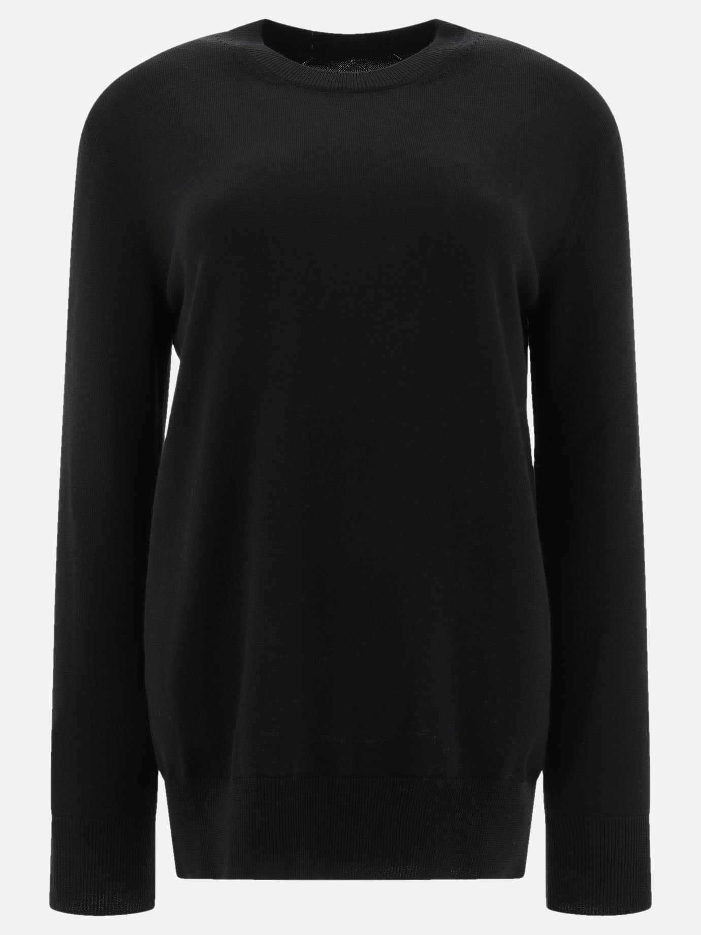 Jil Sander Medium-weight crewneck sweater 18596595_36 Black 1