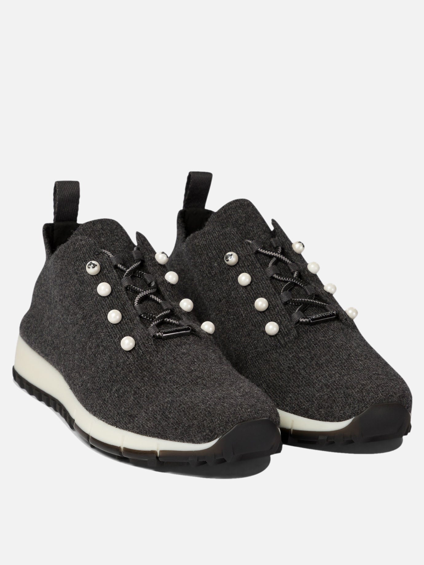 Jimmy Choo "Veles" cashmere sneakers 15319025_37 Grey 2