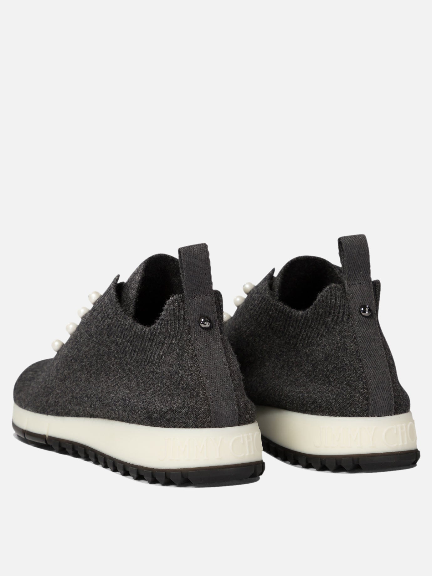 Jimmy Choo "Veles" cashmere sneakers 15319025_37 Grey 4