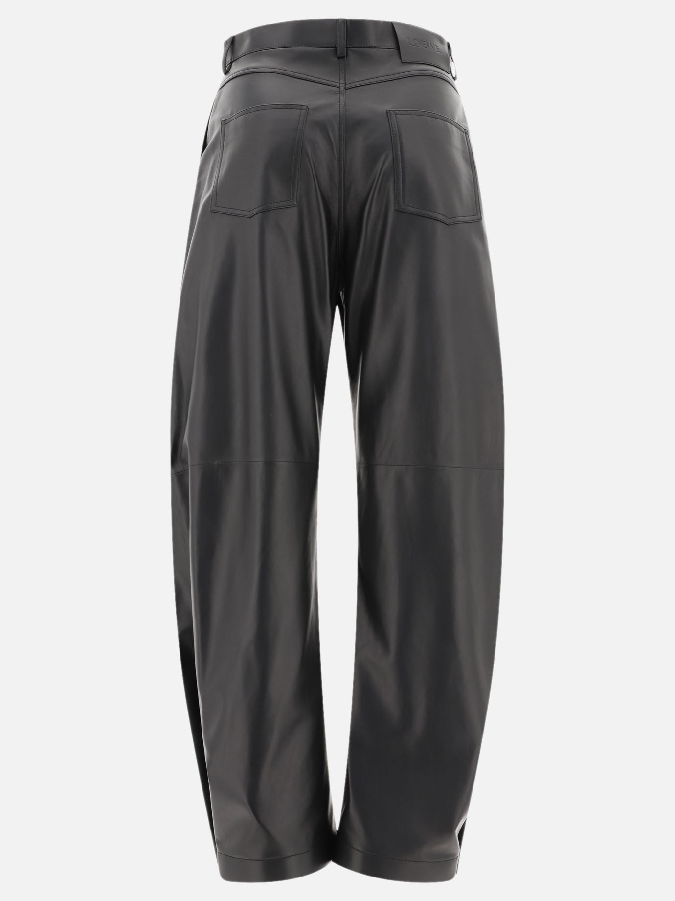 Loewe Balloon trousers in nappa lambskin 17370604_38 Black 2