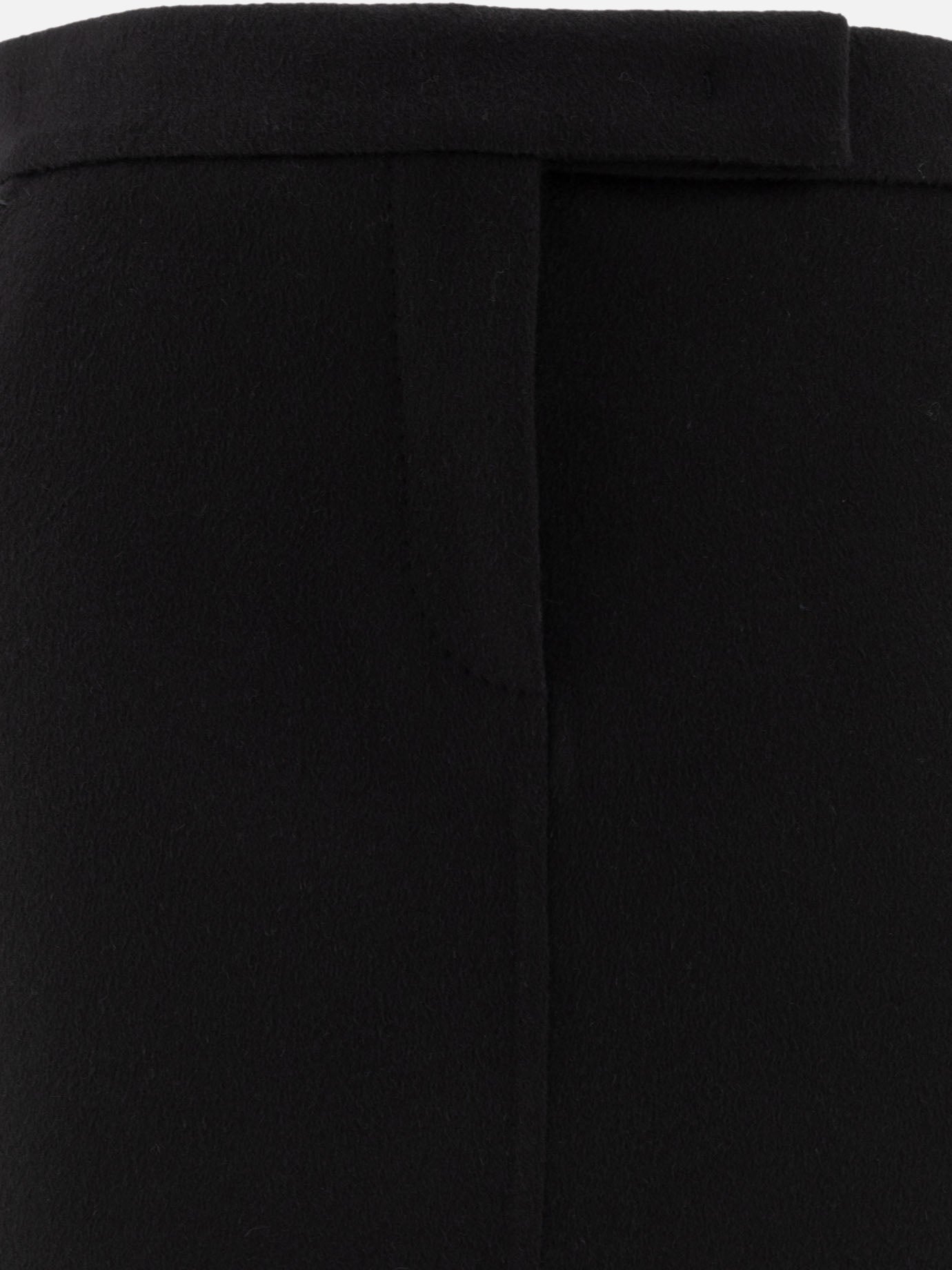 Max Mara Camelwool miniskirt 17469290_40 Black 3