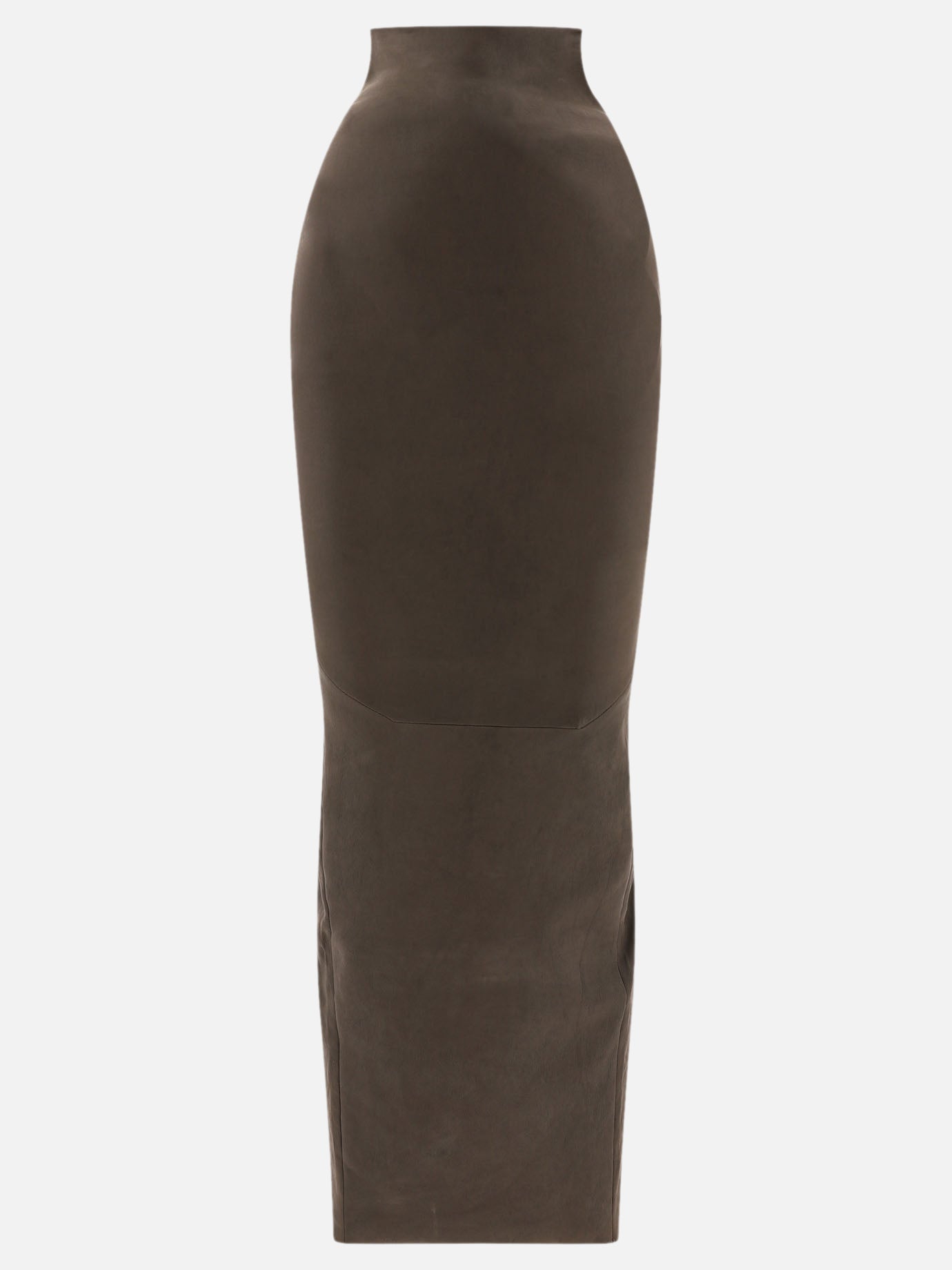 Rick Owens "Dirt Pillar" skirt 12639736_40 Brown 1