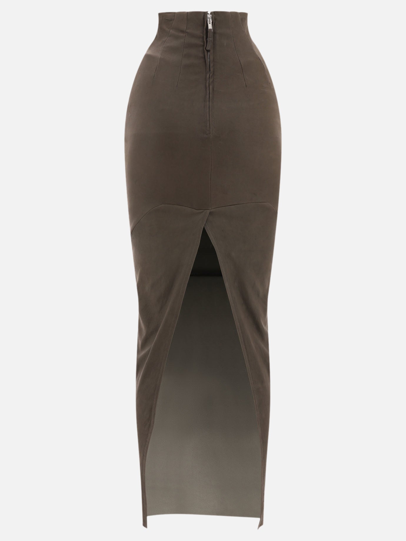 Rick Owens "Dirt Pillar" skirt 12639736_40 Brown 2