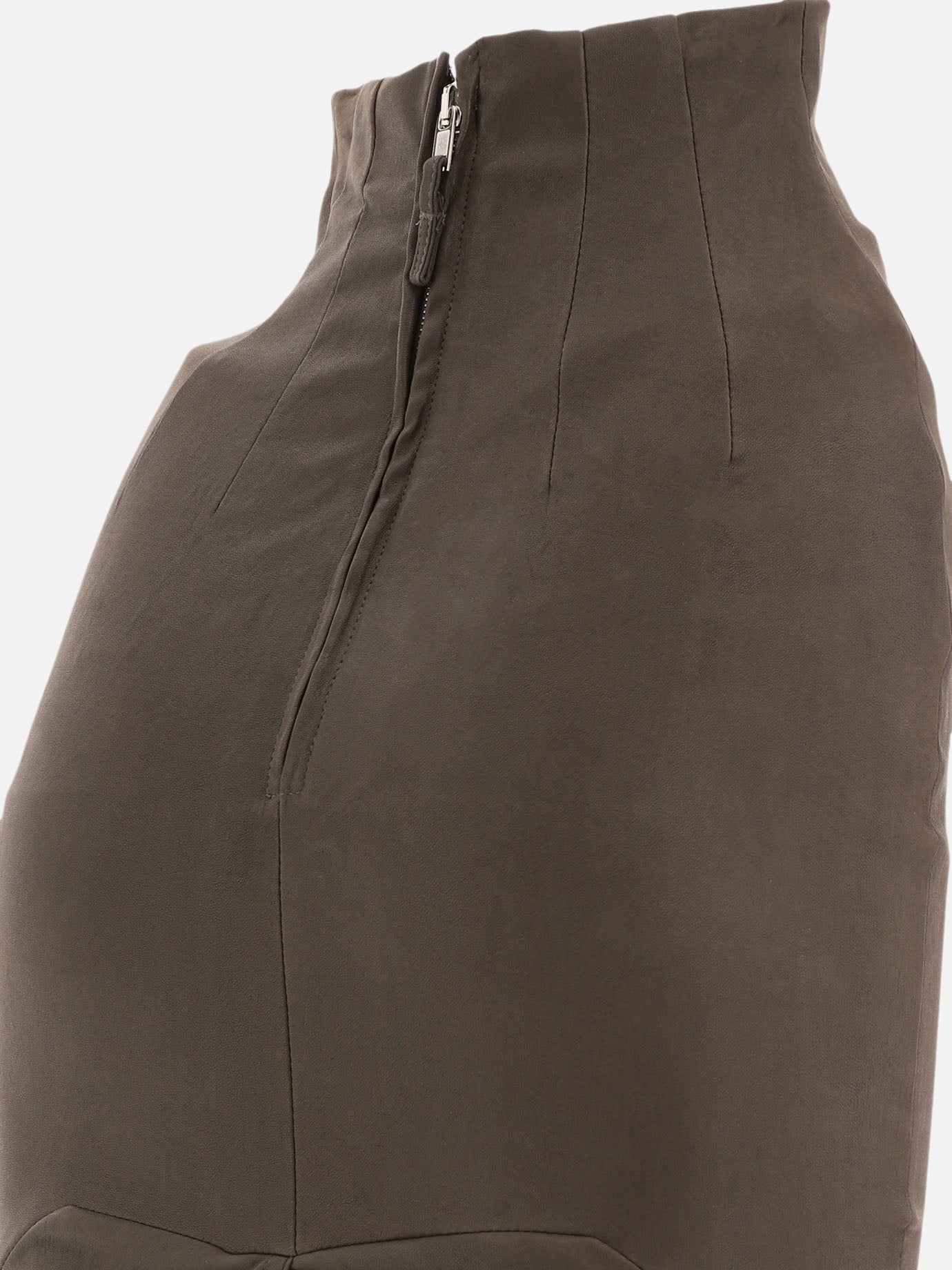 Rick Owens "Dirt Pillar" skirt 12639736_40 Brown 3