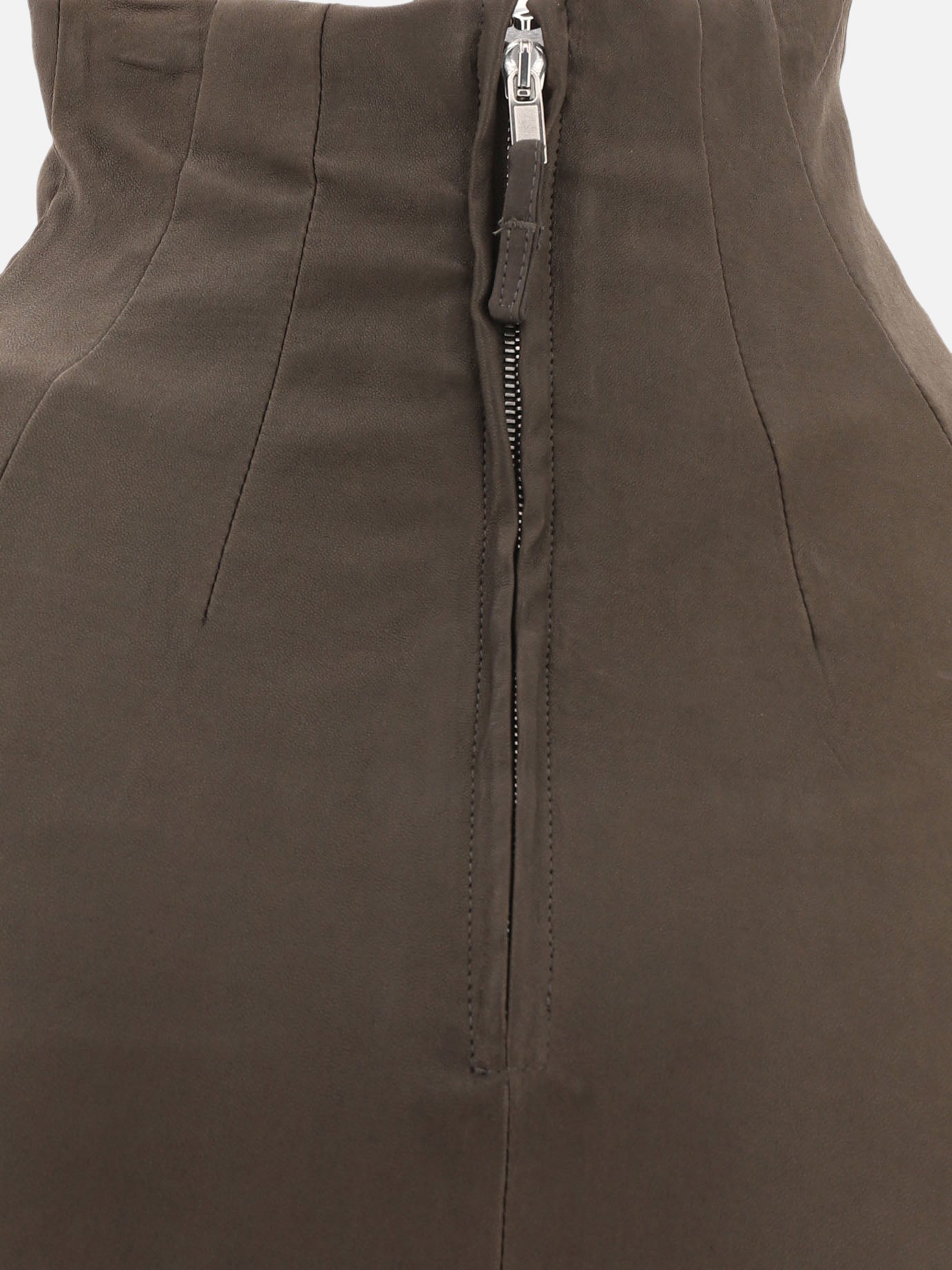 Rick Owens "Dirt Pillar" skirt 12639736_40 Brown 4