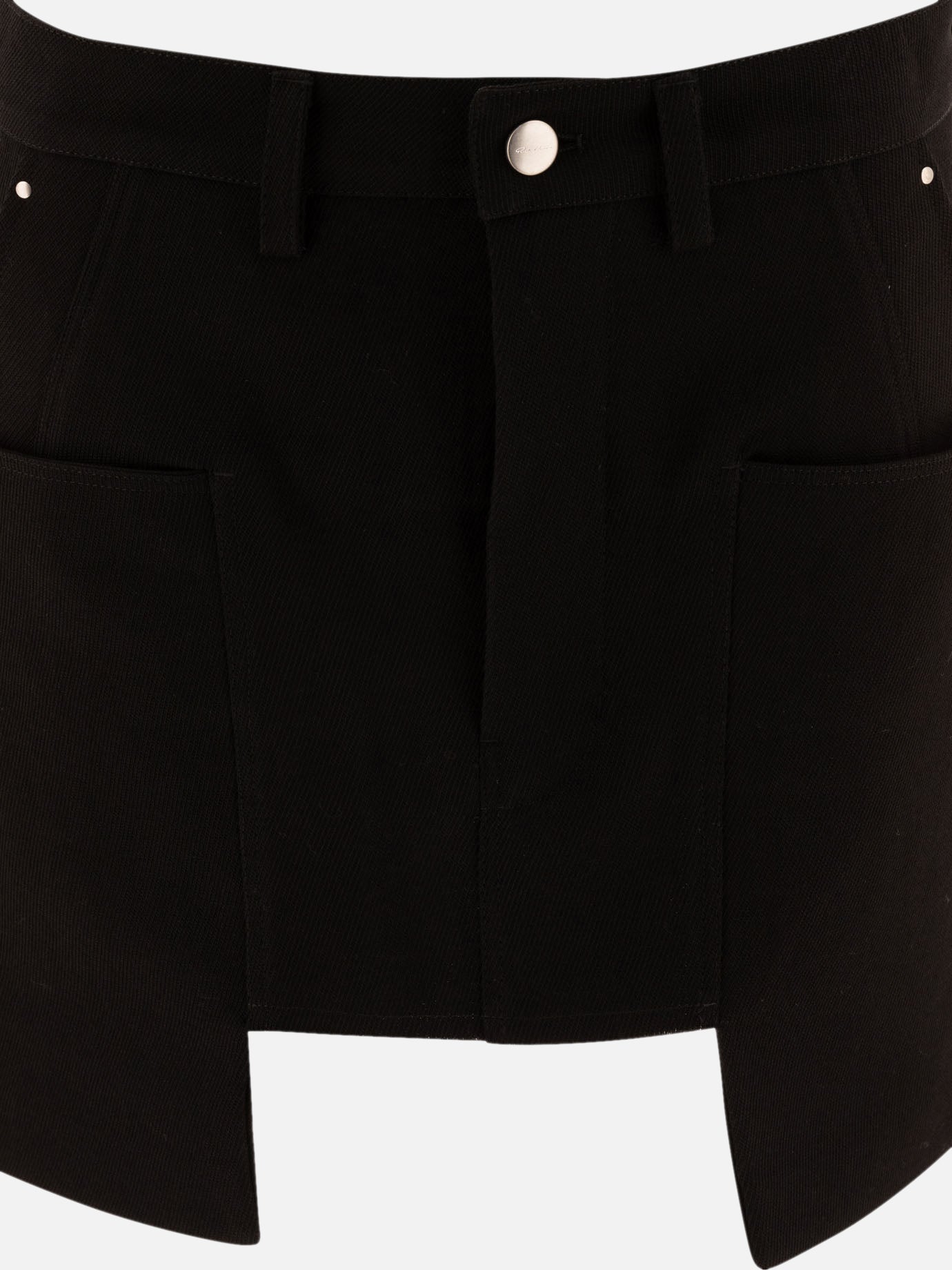 Rick Owens "Stefan" miniskirt 12863086_40 Black 3