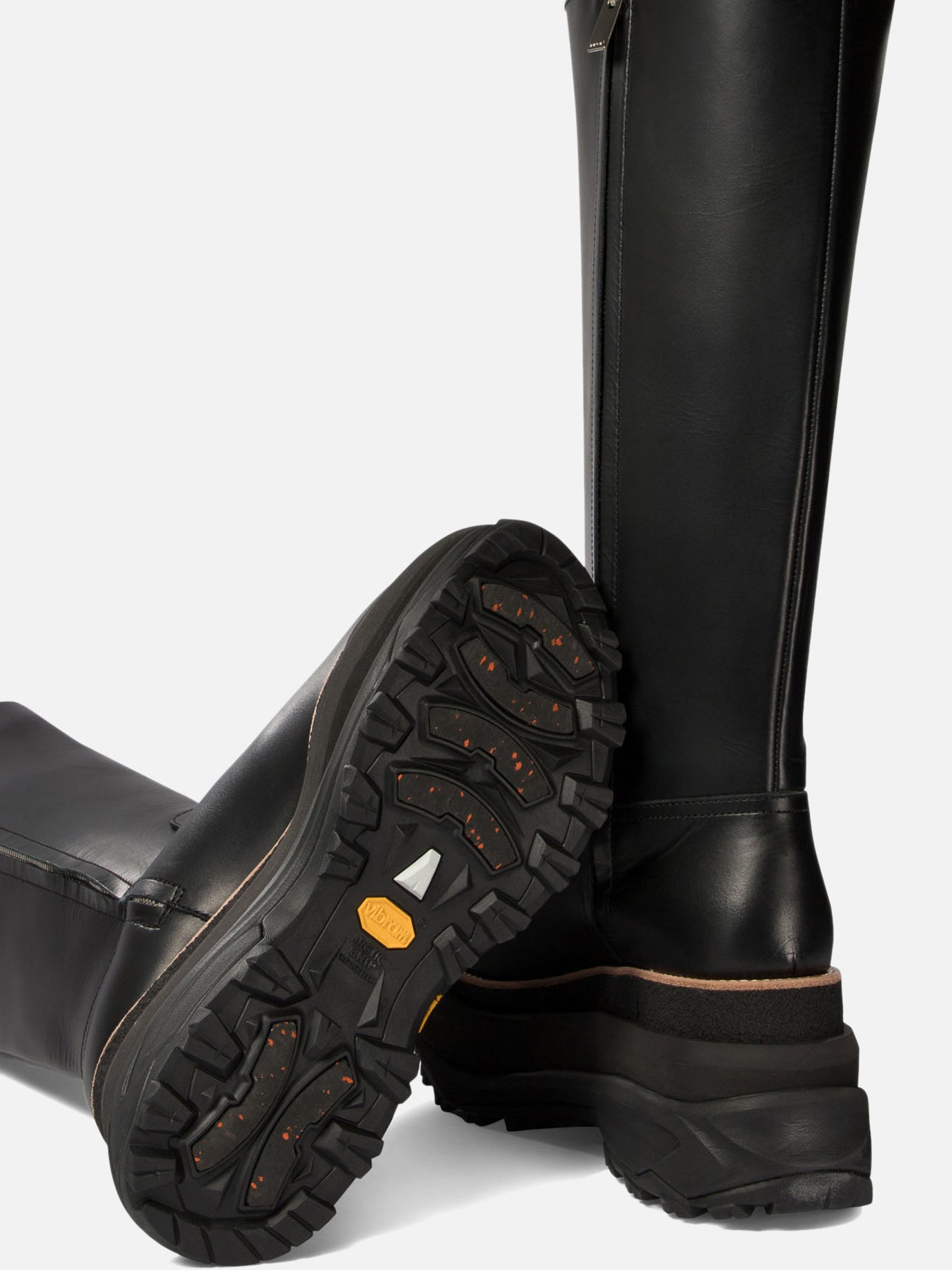 Knee-high 100% leather - 100% rubber Black - Sacai Women | PDP | VIETTI Online Store | Mobile_slide_5