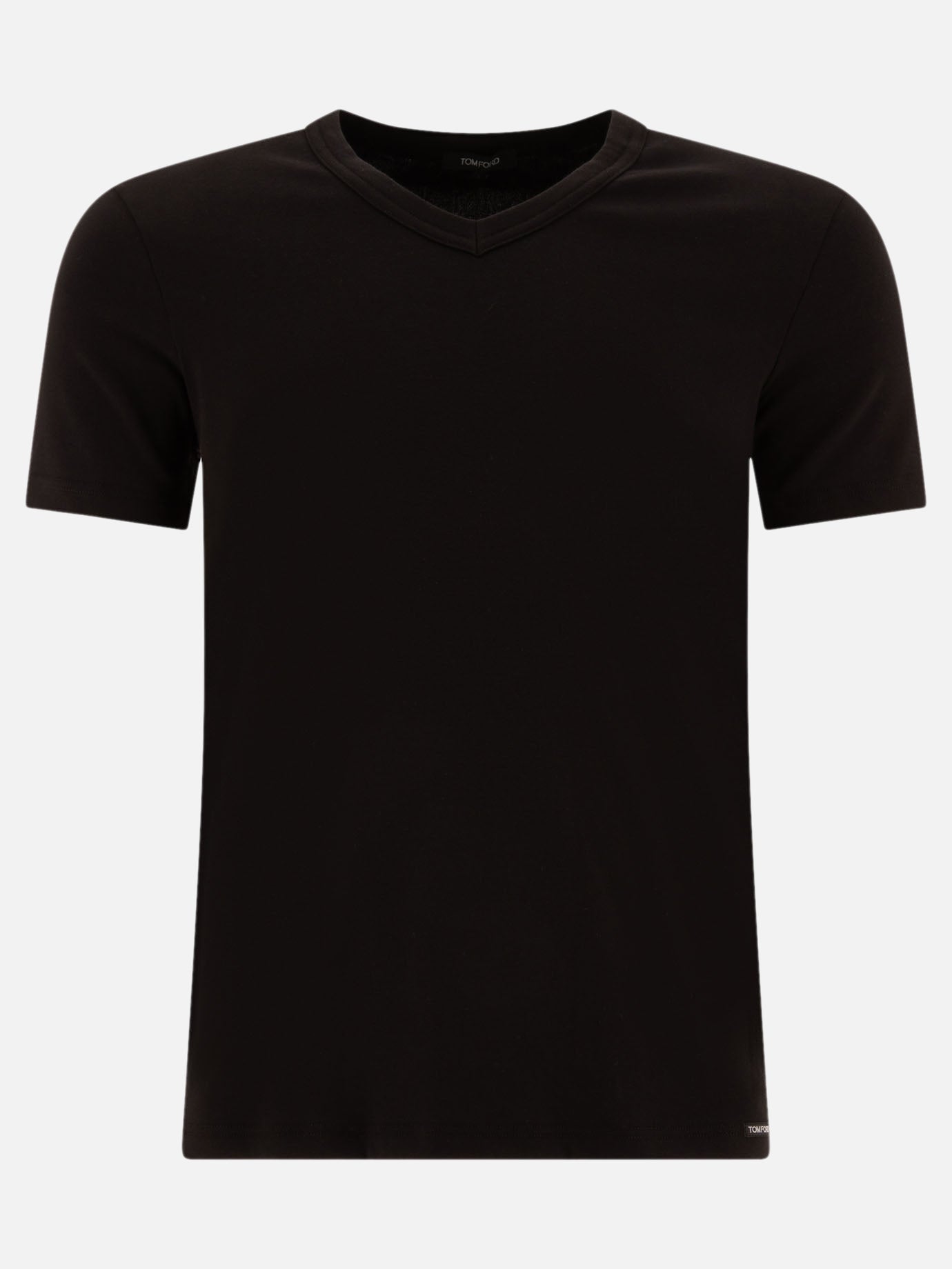 Tom Ford Slim-fit stretch cotton-jersey t-shirt 11690039_M Black 1
