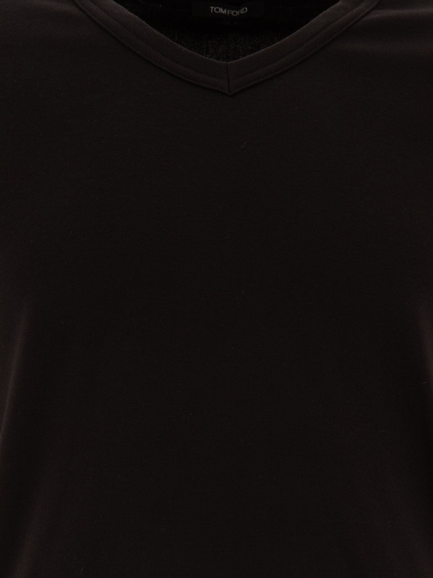 Tom Ford Slim-fit stretch cotton-jersey t-shirt 11690039_M Black 3