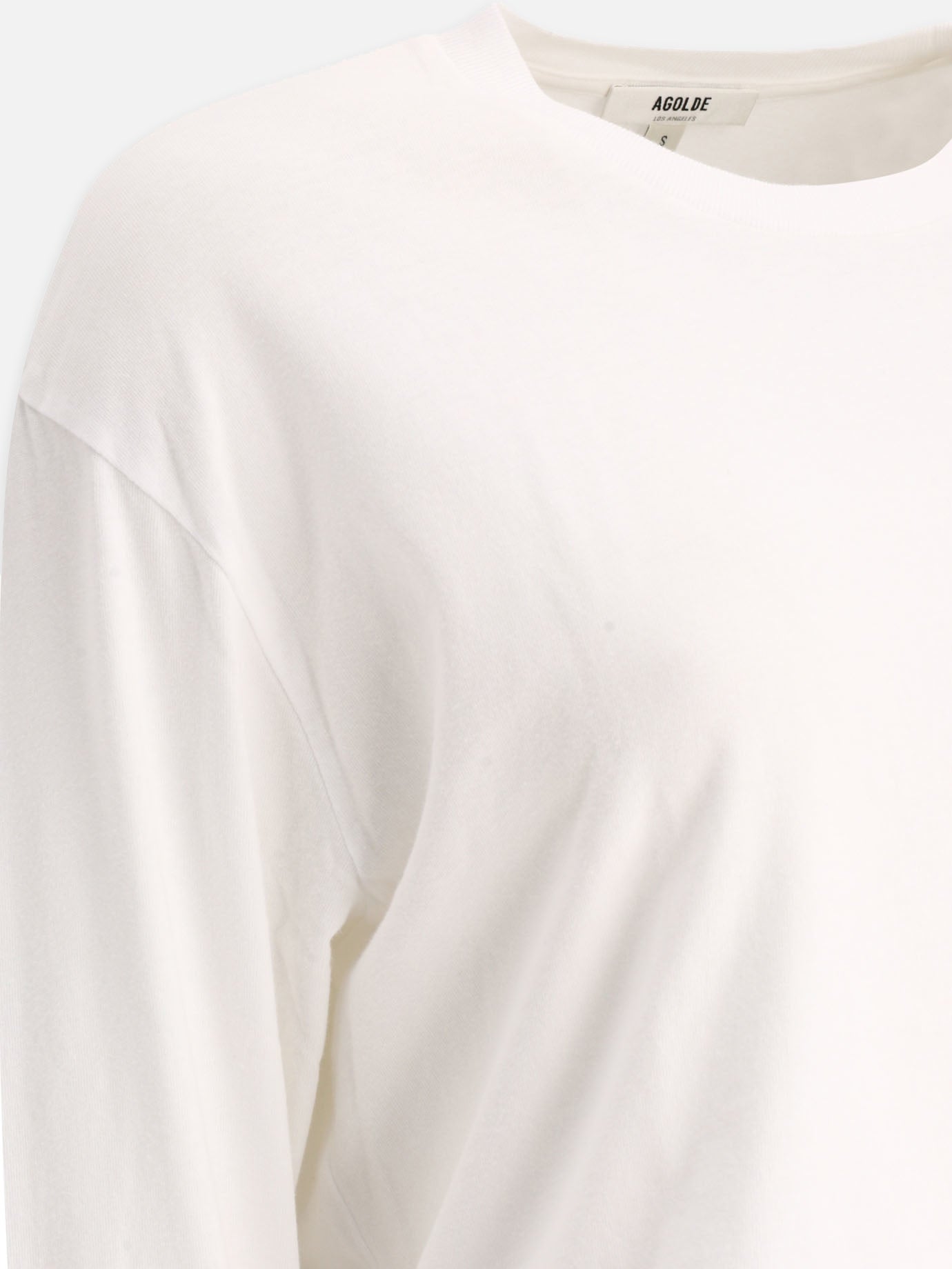 Crewneck t-shirts 100% cotton  White - Agolde Women | PDP | VIETTI Online Store | Zoom-Modal_4
