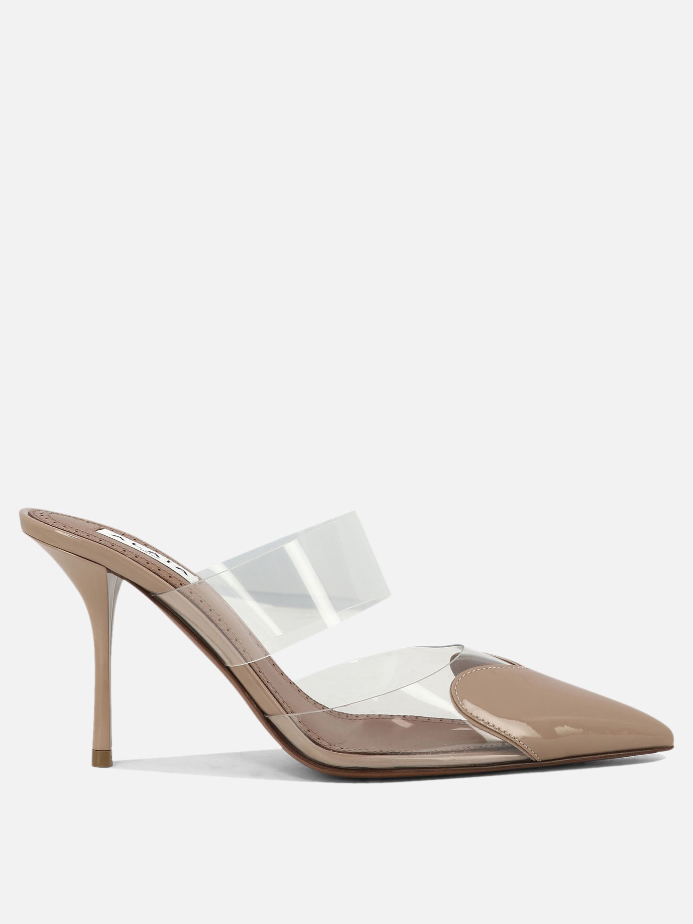 Mules 60% calf leather 40% polyurethane - 50% leather 50% rubber  Beige - Alaïa Women | PDP | VIETTI Online Store | Zoom-Modal
