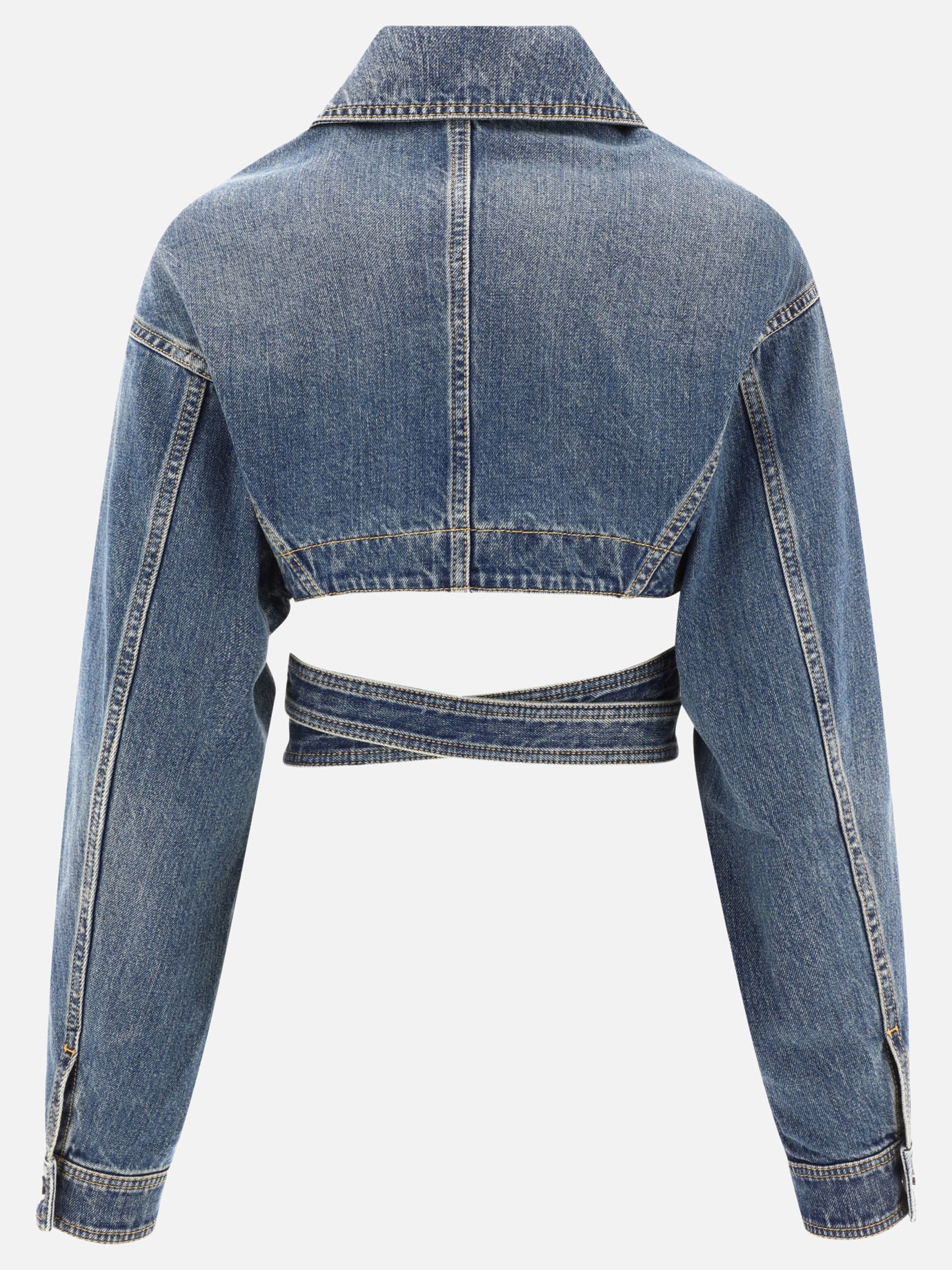 Denim jackets 100% cotton  Blue - Alaïa Women | PDP | VIETTI Online Store | Zoom-Modal_2
