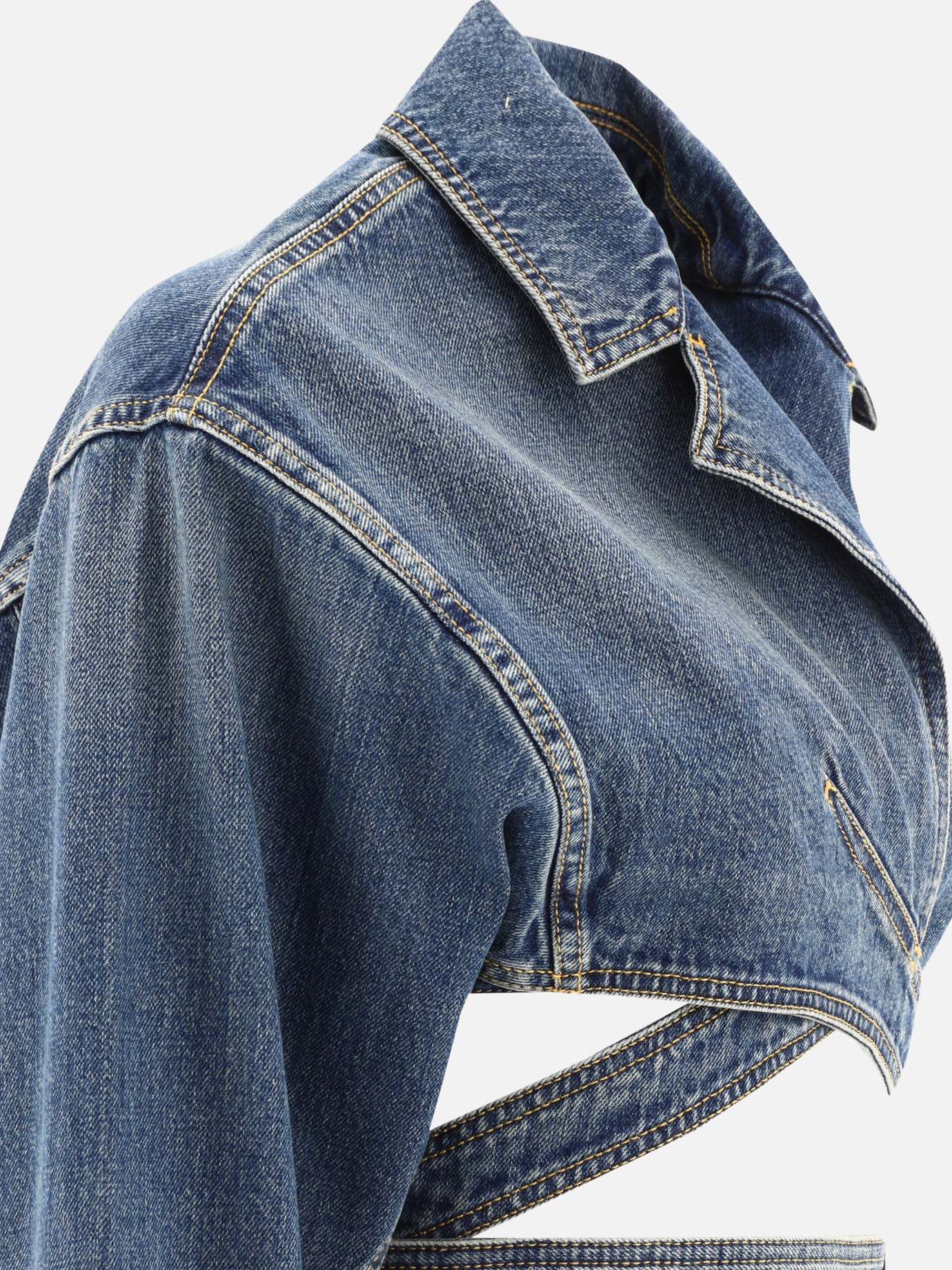 Denim jackets 100% cotton  Blue - Alaïa Women | PDP | VIETTI Online Store | Zoom-Modal_4
