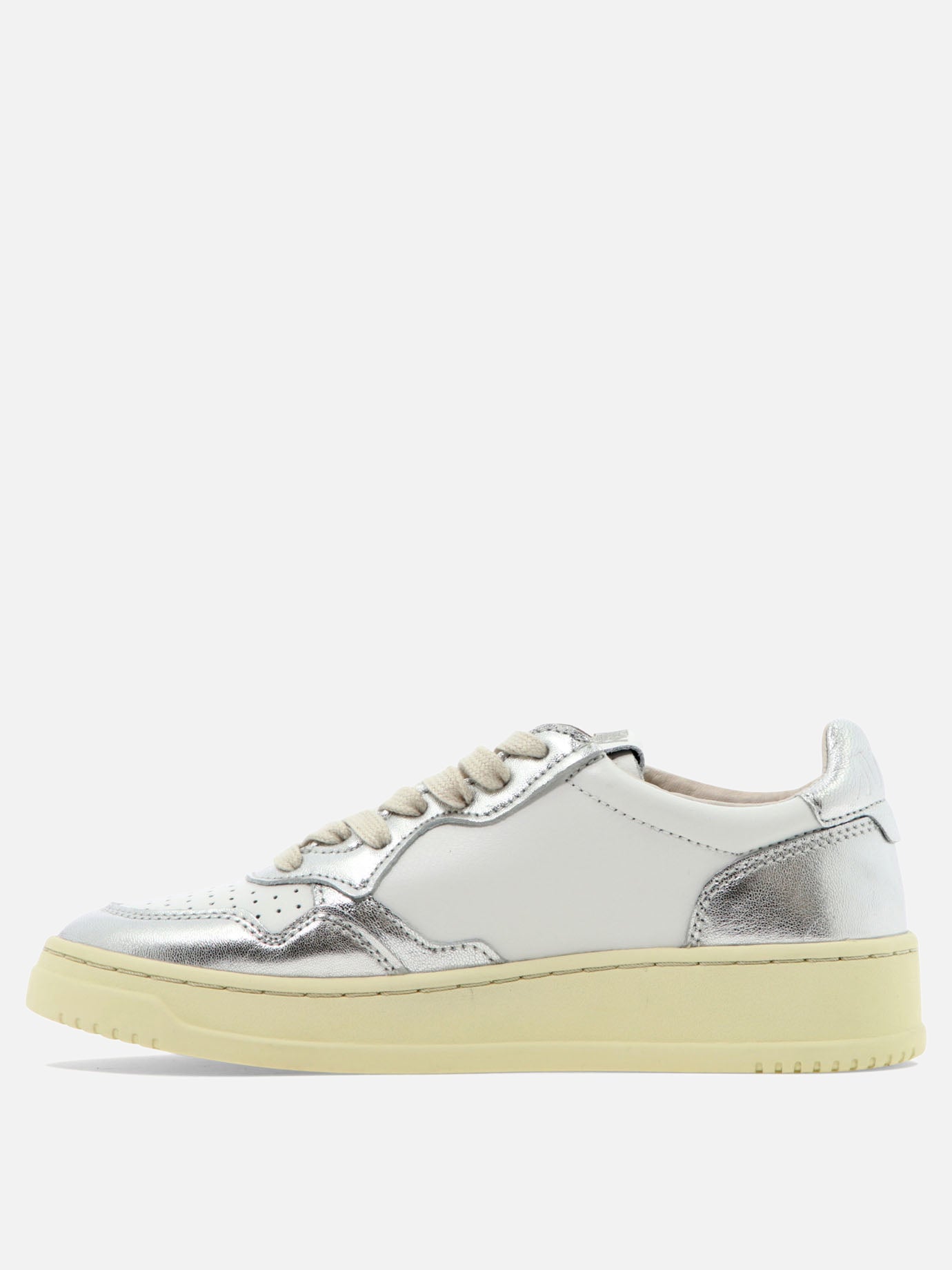 Low top sneakers 100% cow leather - 100% rubber  Silver - Autry Women | PDP | VIETTI Online Store | thumbnail_3