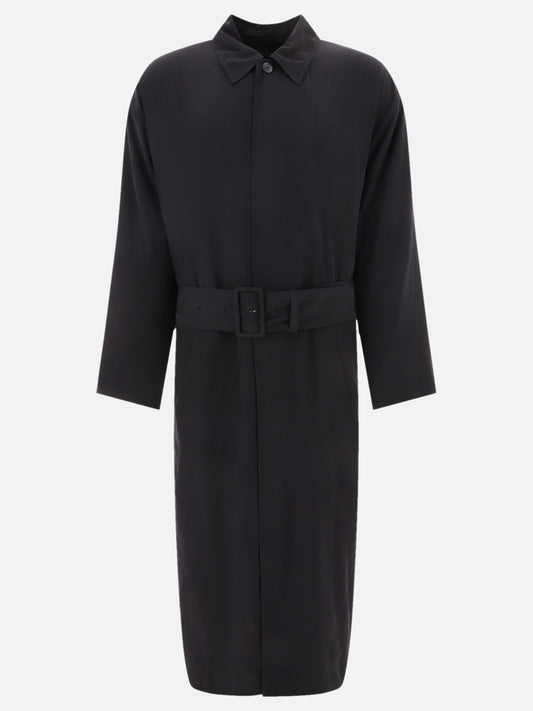 Long coats Solid colour  Black - Balenciaga Men | PLP | VIETTI Online Store 
