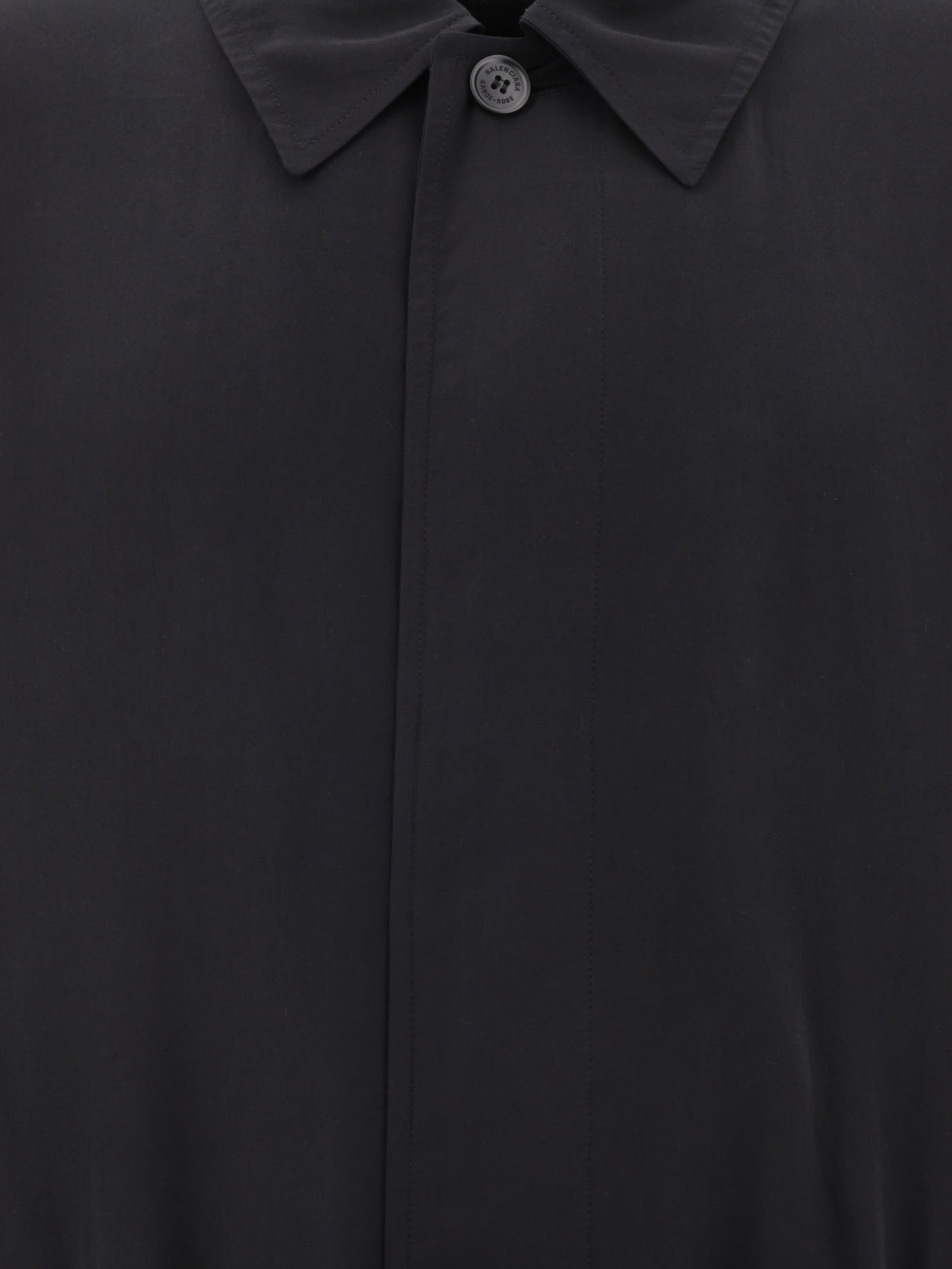 Long coats Solid colour  Black - Balenciaga Men | PDP | VIETTI Online Store | Zoom-Modal_3
