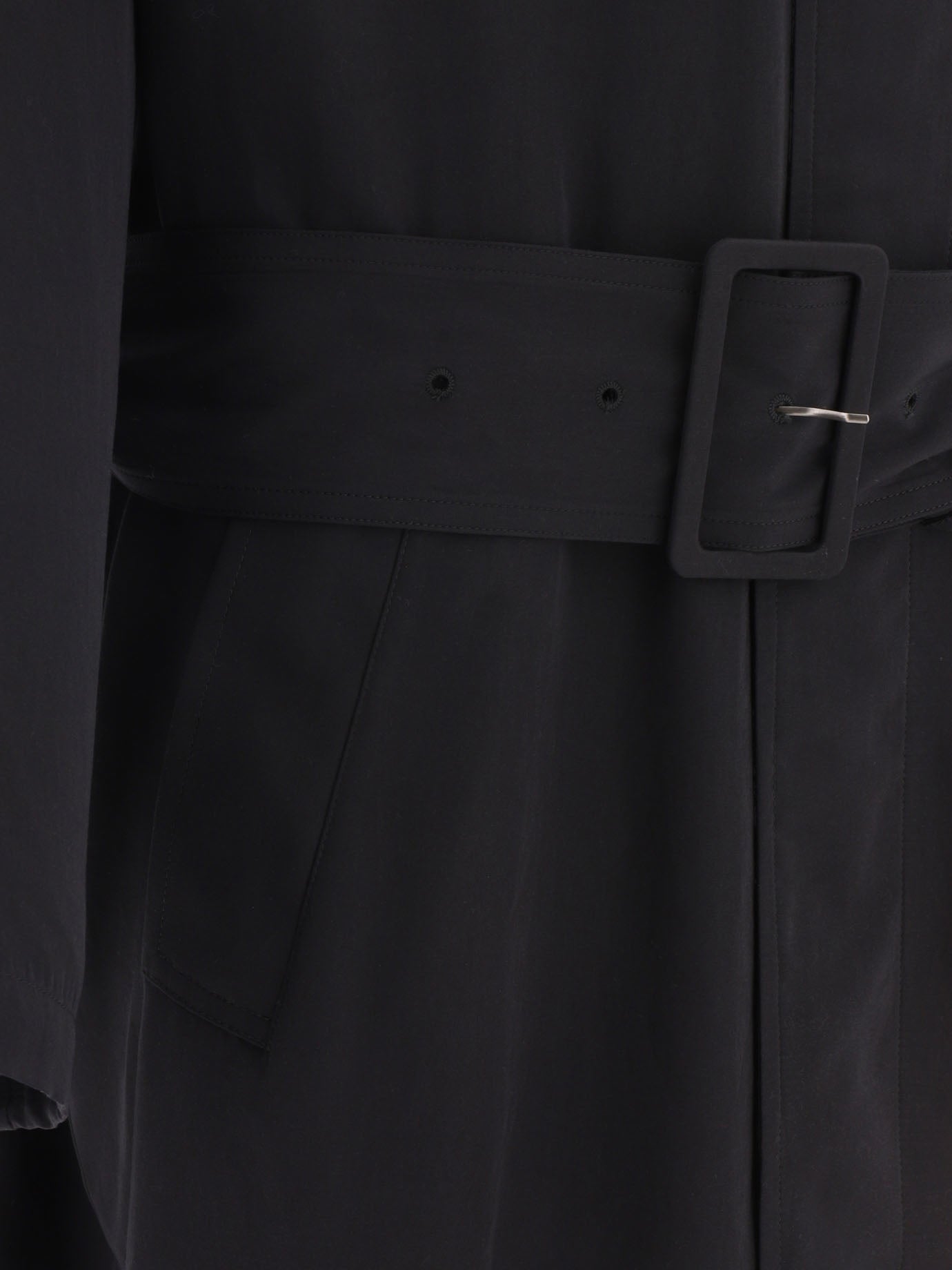 Long coats Solid colour  Black - Balenciaga Men | PDP | VIETTI Online Store | thumbnail_4