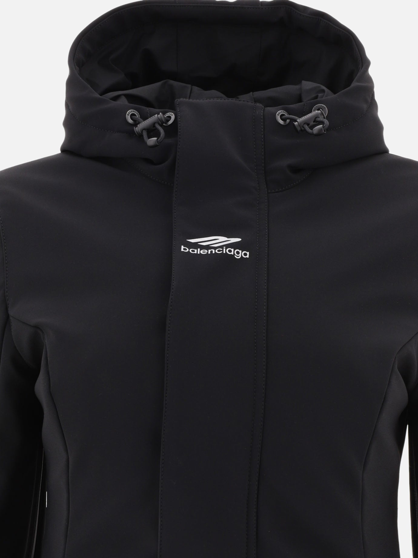 Parkas 51% nylon 35% polyester 14% elastane  Black - Balenciaga Women | PDP | VIETTI Online Store | thumbnail_3