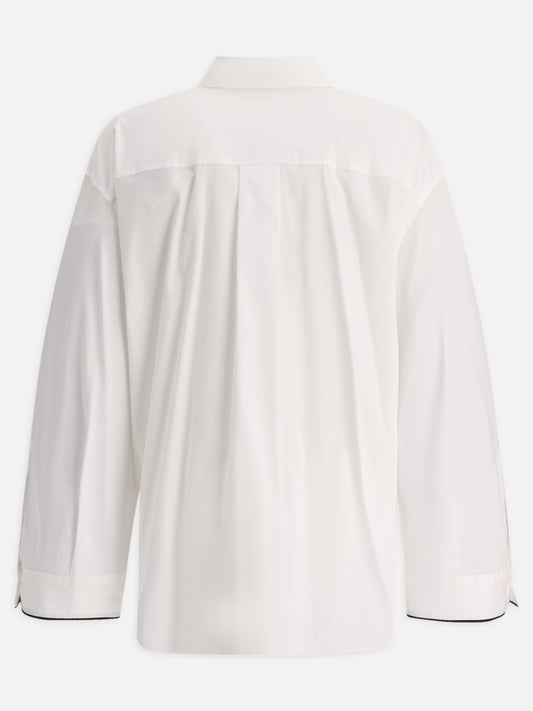 Formal shirts 72% cotton 23% polyammide 5% elastane  White - Brunello Cucinelli Women | PLP | VIETTI Online Store | 2
