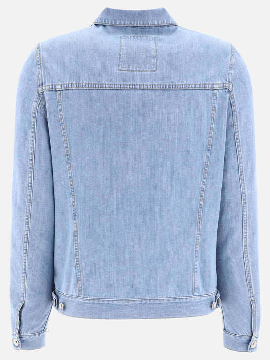 Denim jackets 100% cotton  Light blue - Brunello Cucinelli Men | PLP | VIETTI Online Store | 2
