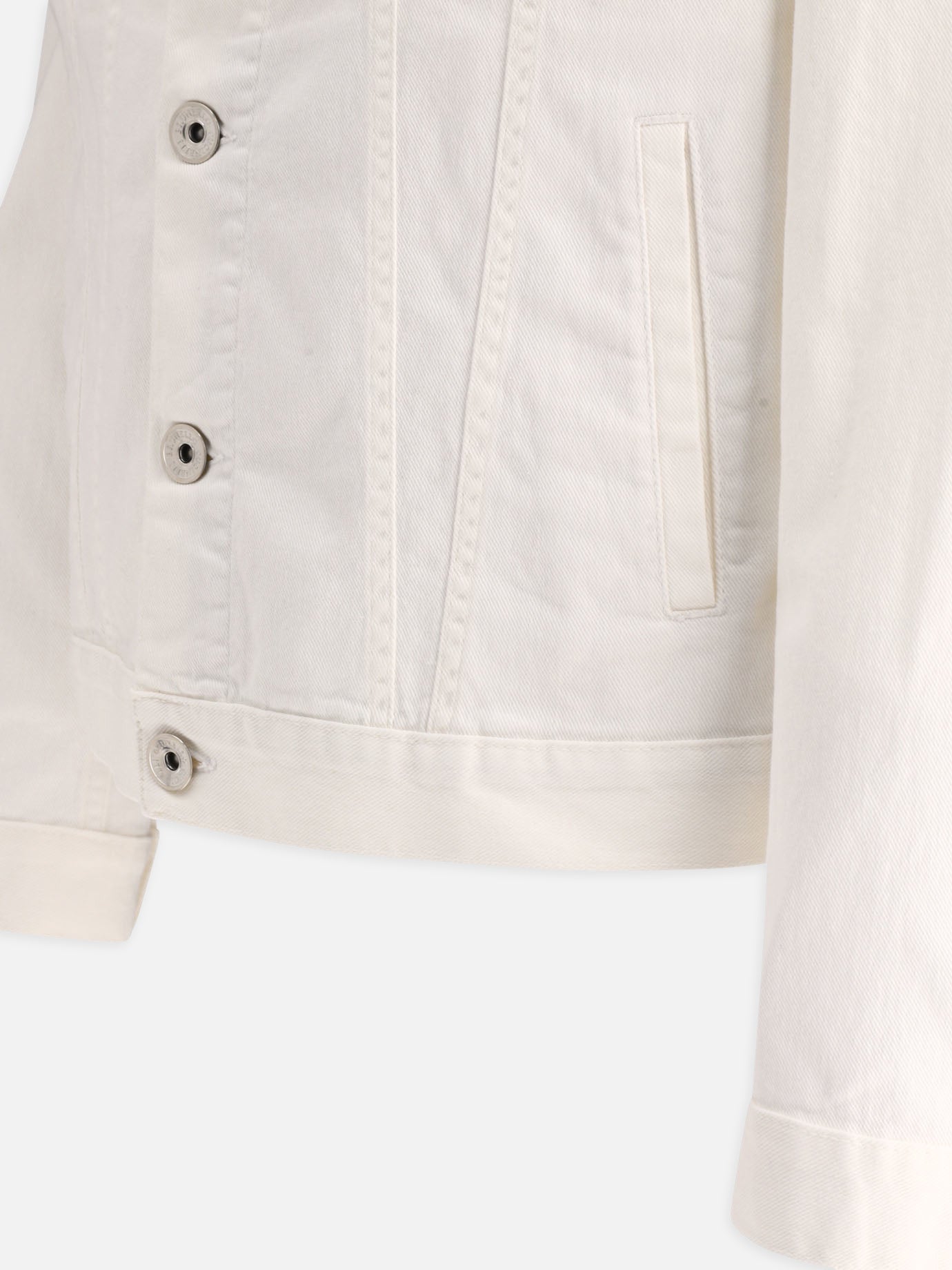 Brunello Cucinelli Lightweight denim jacket White