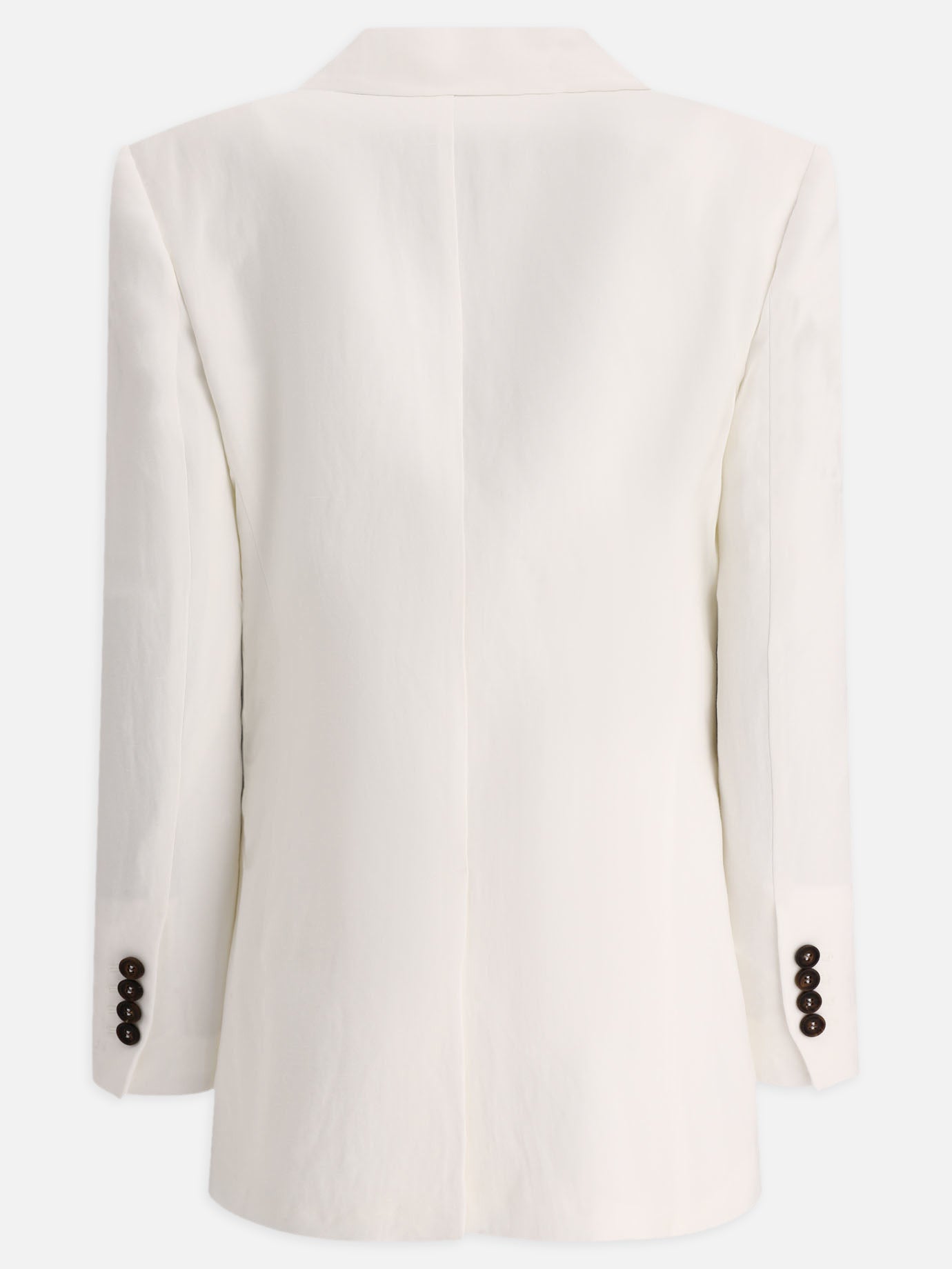 Blazers 73% viscose 27% linen  White - Brunello Cucinelli Women | PDP | VIETTI Online Store | Zoom-Modal_2
