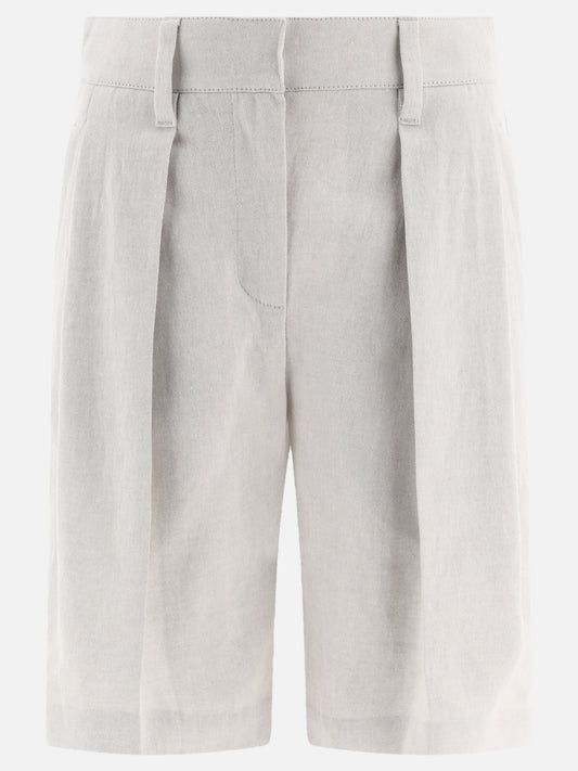 Gabardine bermuda shorts