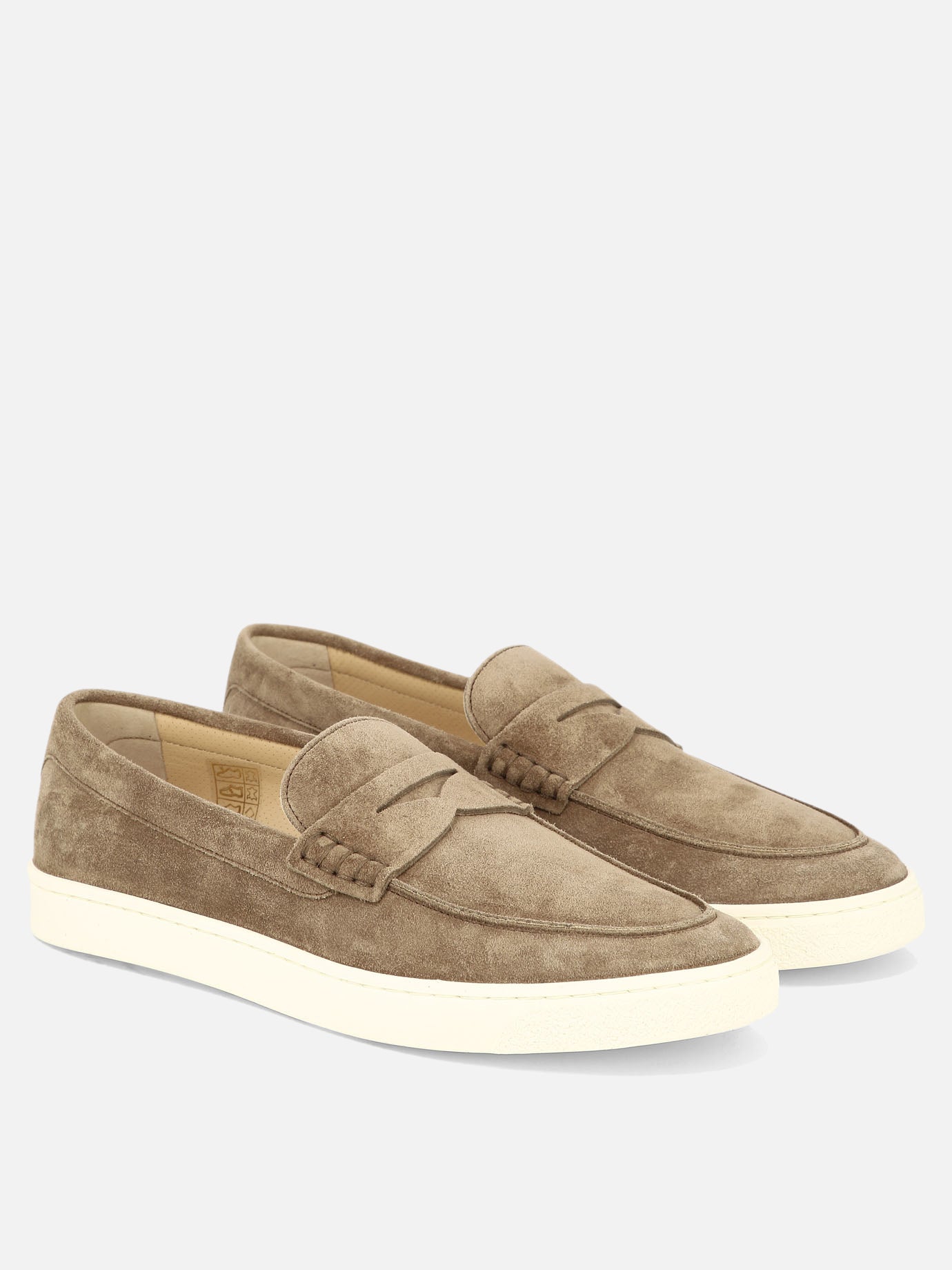Loafers 100% suede - 100% rubber  Beige - Brunello Cucinelli Men | PDP | VIETTI Online Store | Zoom-Modal_2
