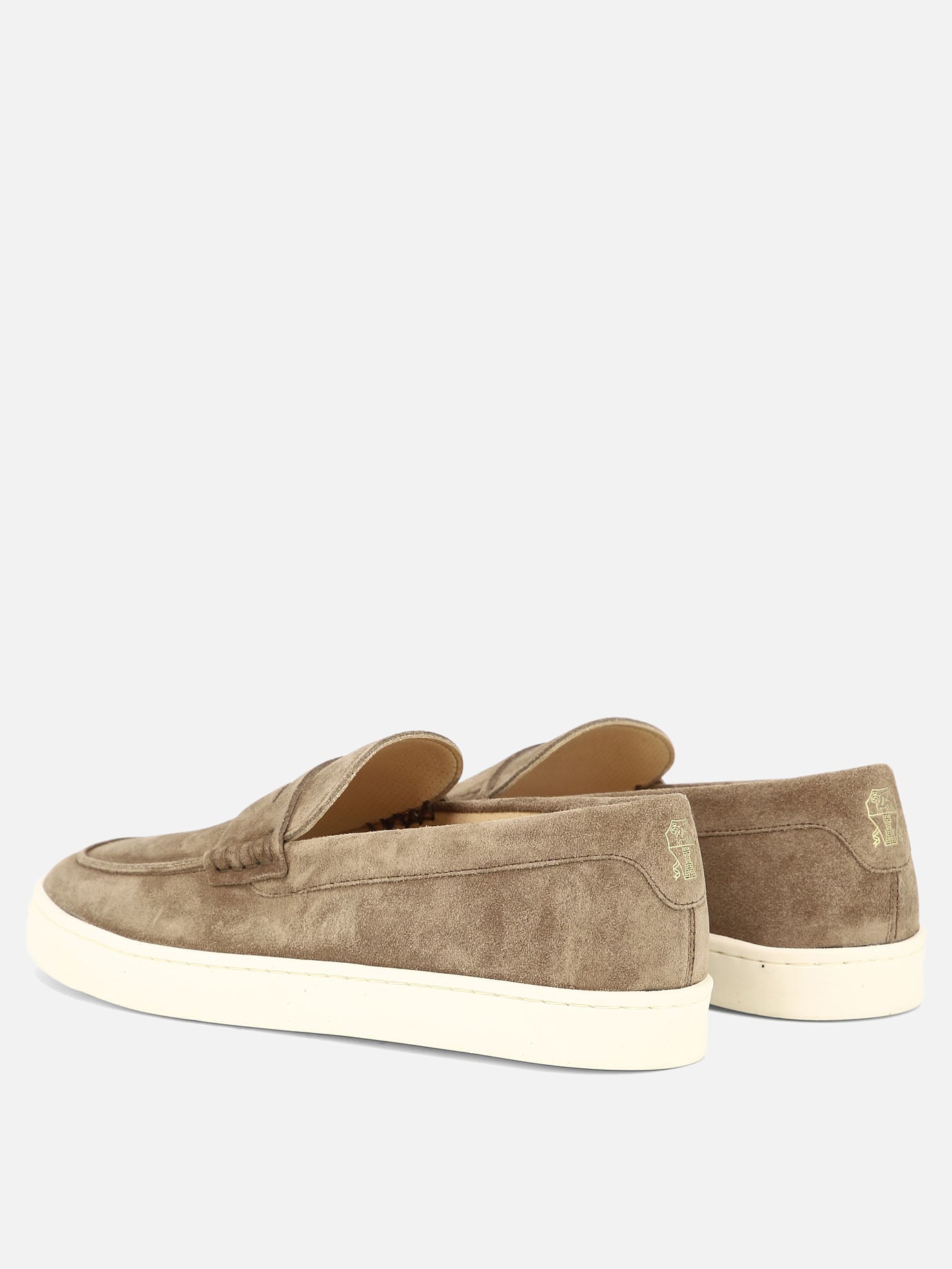 Loafers 100% suede - 100% rubber  Beige - Brunello Cucinelli Men | PDP | VIETTI Online Store | thumbnail_4