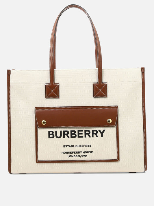 Large bags 100% cotton  Beige - Burberry Women | PLP | VIETTI Online Store 
