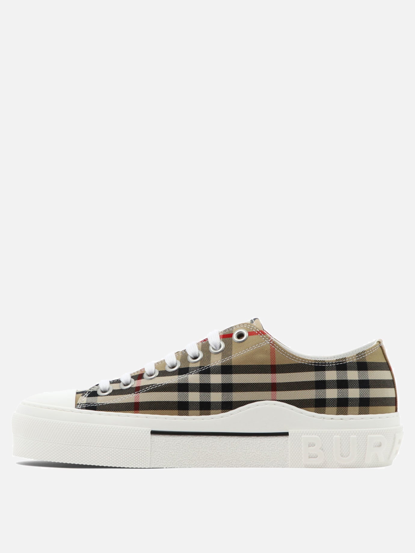 Low top sneakers 100% cotton - 100% rubber  Beige - Burberry Men | PDP | VIETTI Online Store | thumbnail_3