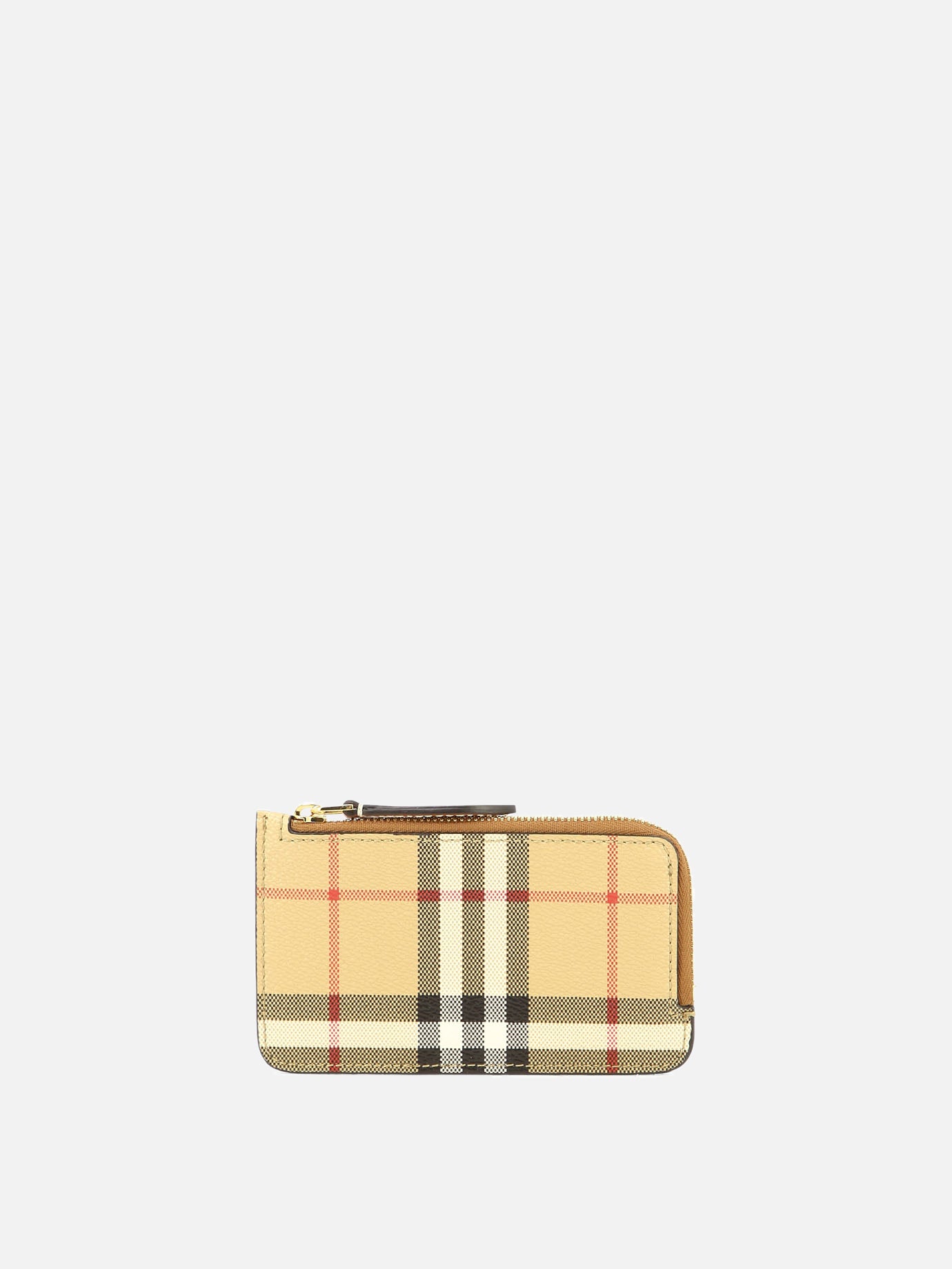 Wallets 69% polyurethane 17% polyester 14% cotton  Beige - Burberry Women | PDP | VIETTI Online Store | thumbnail