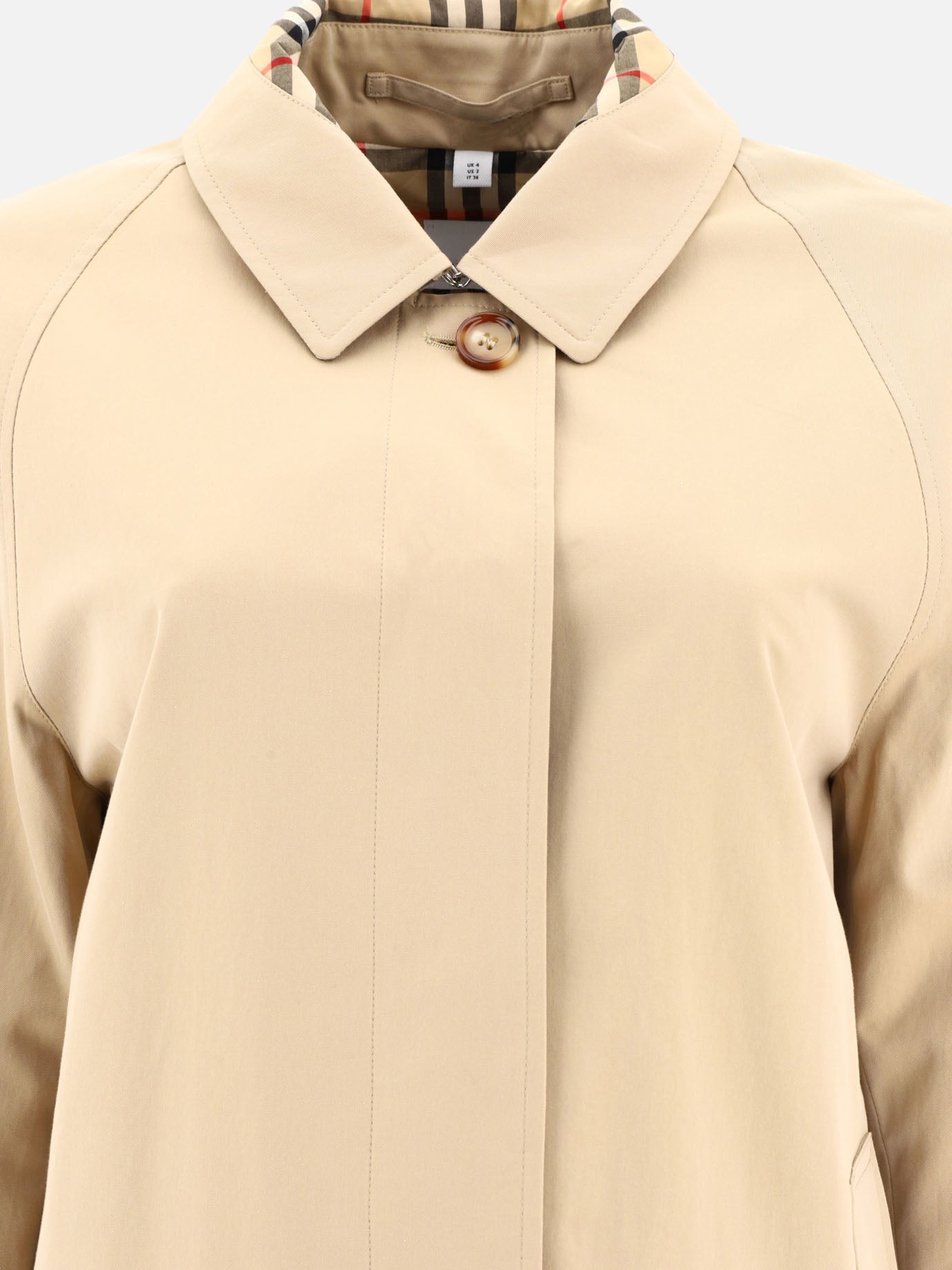 Raincoats & Trench coats 100% cotton  Beige - Burberry Women | PDP | VIETTI Online Store | Zoom-Modal_3
