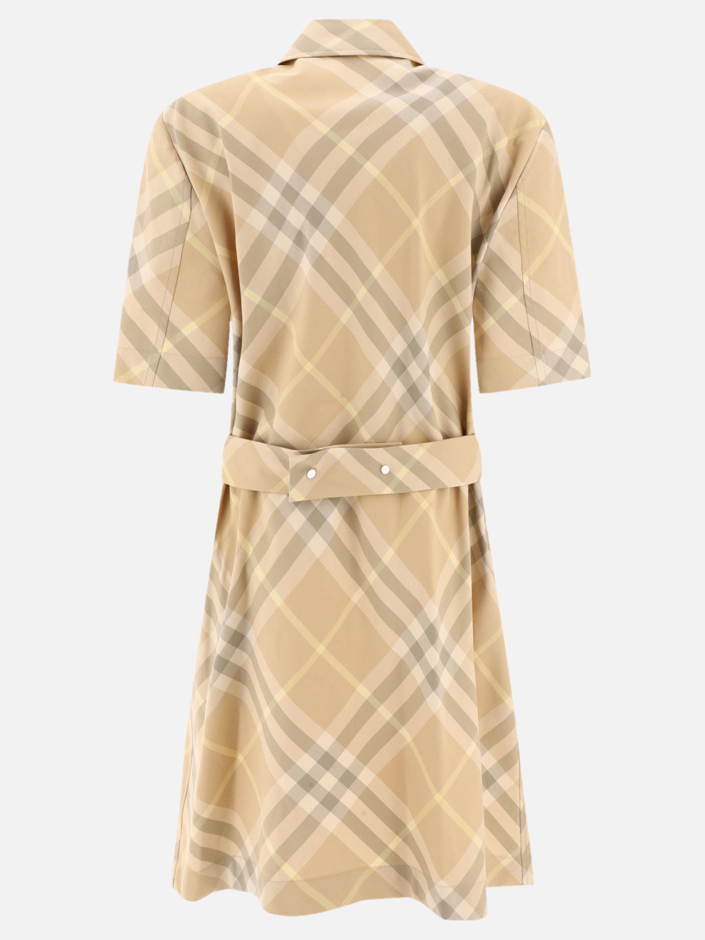 Mini dresses 100% cotton  Beige - Burberry Women | PDP | VIETTI Online Store | thumbnail_2