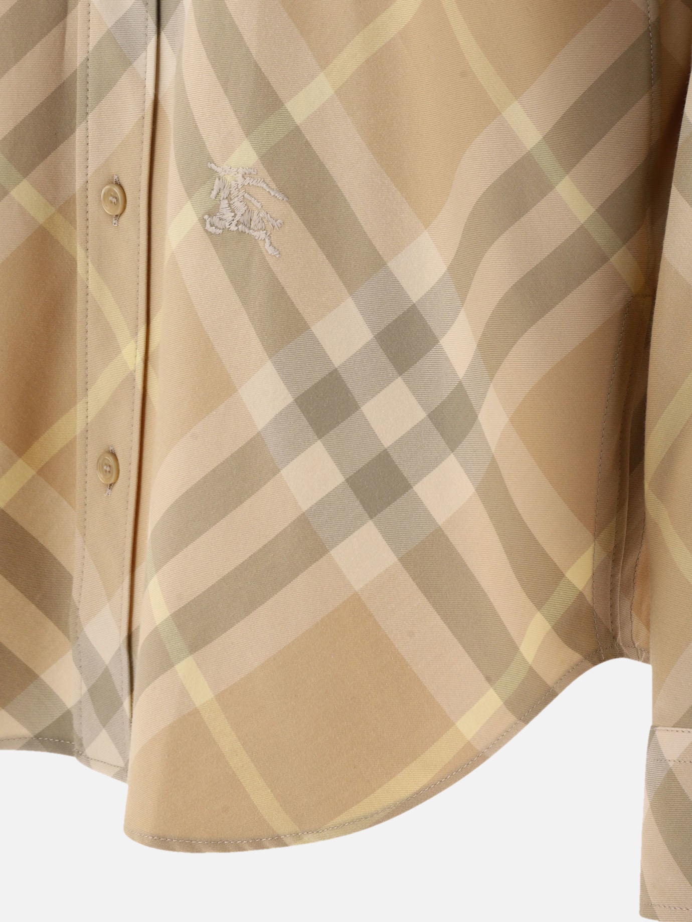 Casual shirts 100% cotton  Beige - Burberry Women | PDP | VIETTI Online Store | Zoom-Modal_4
