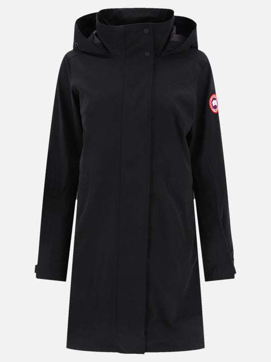 Raincoats & Trench coats 100% polyester  Black - Canada Goose Women | PLP | VIETTI Online Store 
