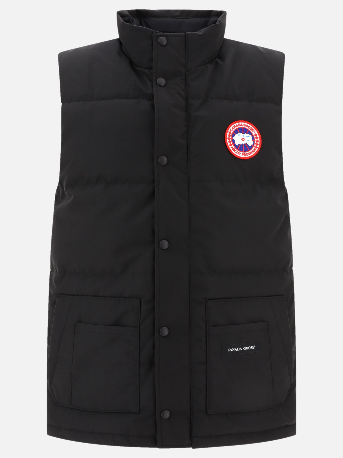 Vest jackets 84% polyester 16% cotton - Padding: down and feathers  Black - Canada Goose Men | PDP | VIETTI Online Store | thumbnail