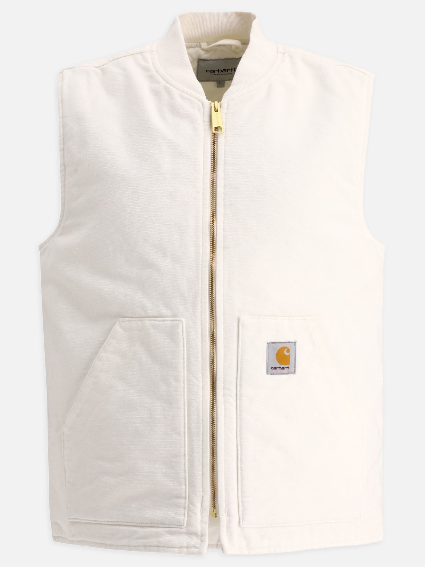 Vest jackets 100% organic cotton  White - Carhartt WIP Men | PDP | VIETTI Online Store | Zoom-Modal
